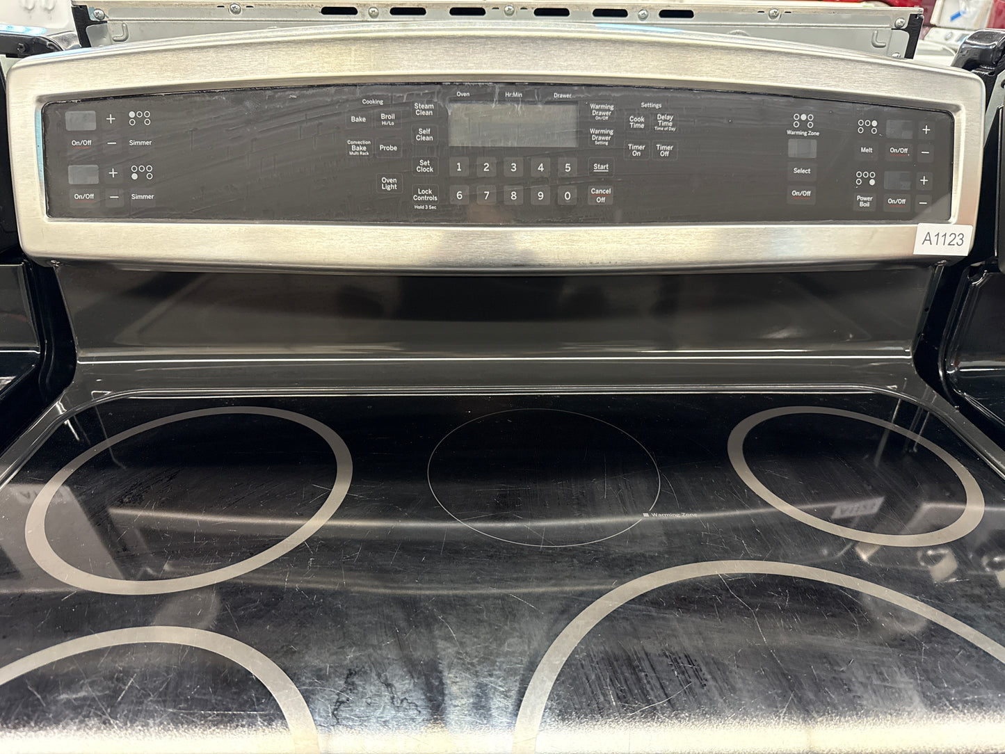 GE 30" Glass Top Induction Range- PHB920SF1SS