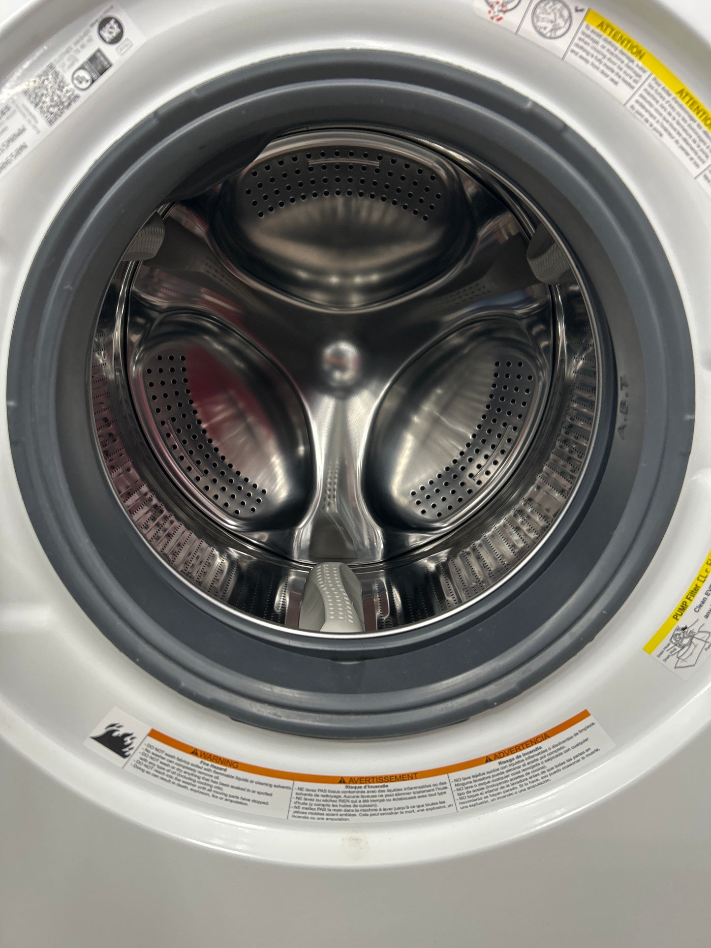 OPEN BOX-GE 24” Front Load Washer - GFW148SSM0WW