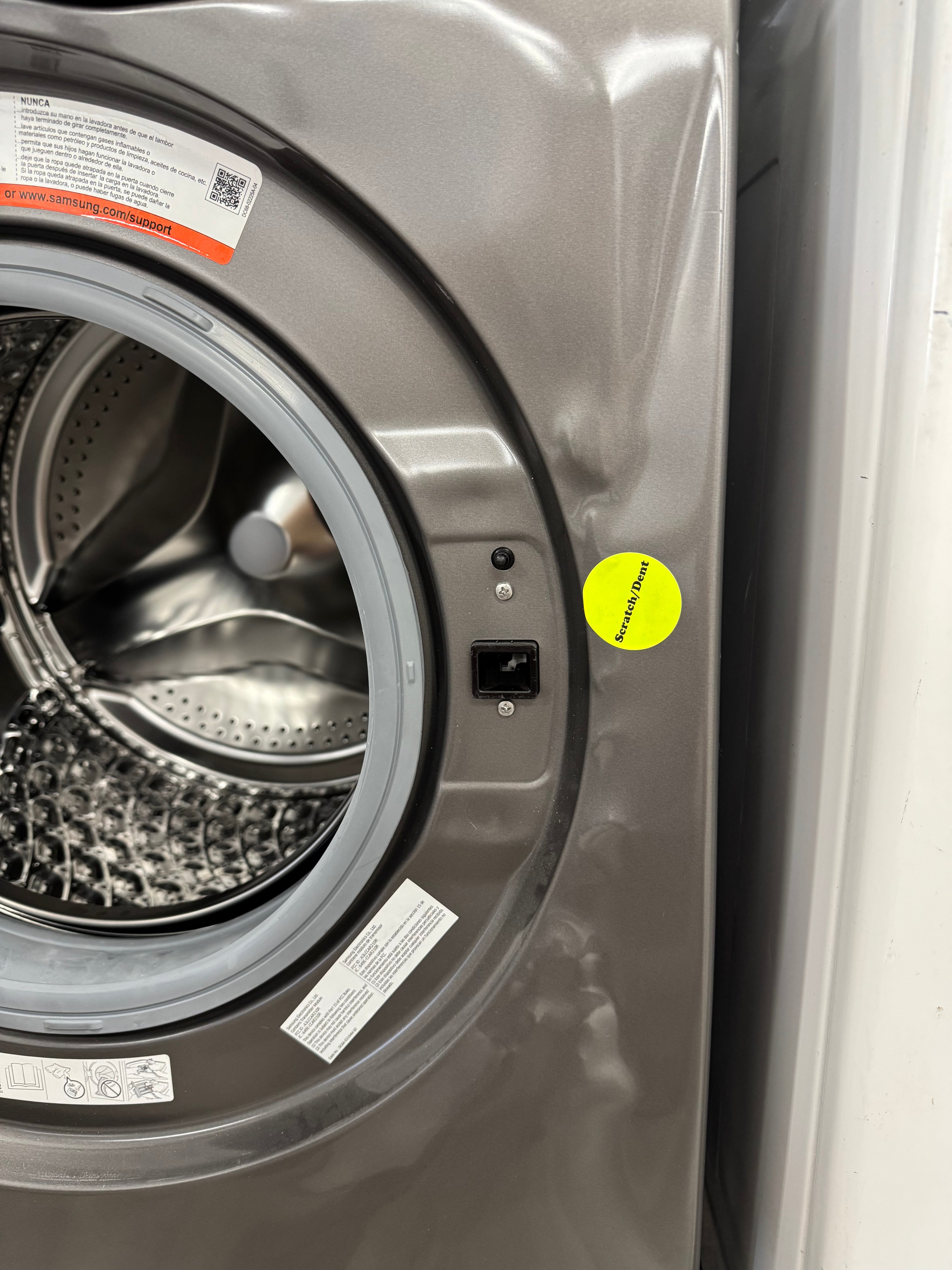 OPEN BOX - SAMSUNG 24” Front Load Washer - WW25B6900AX