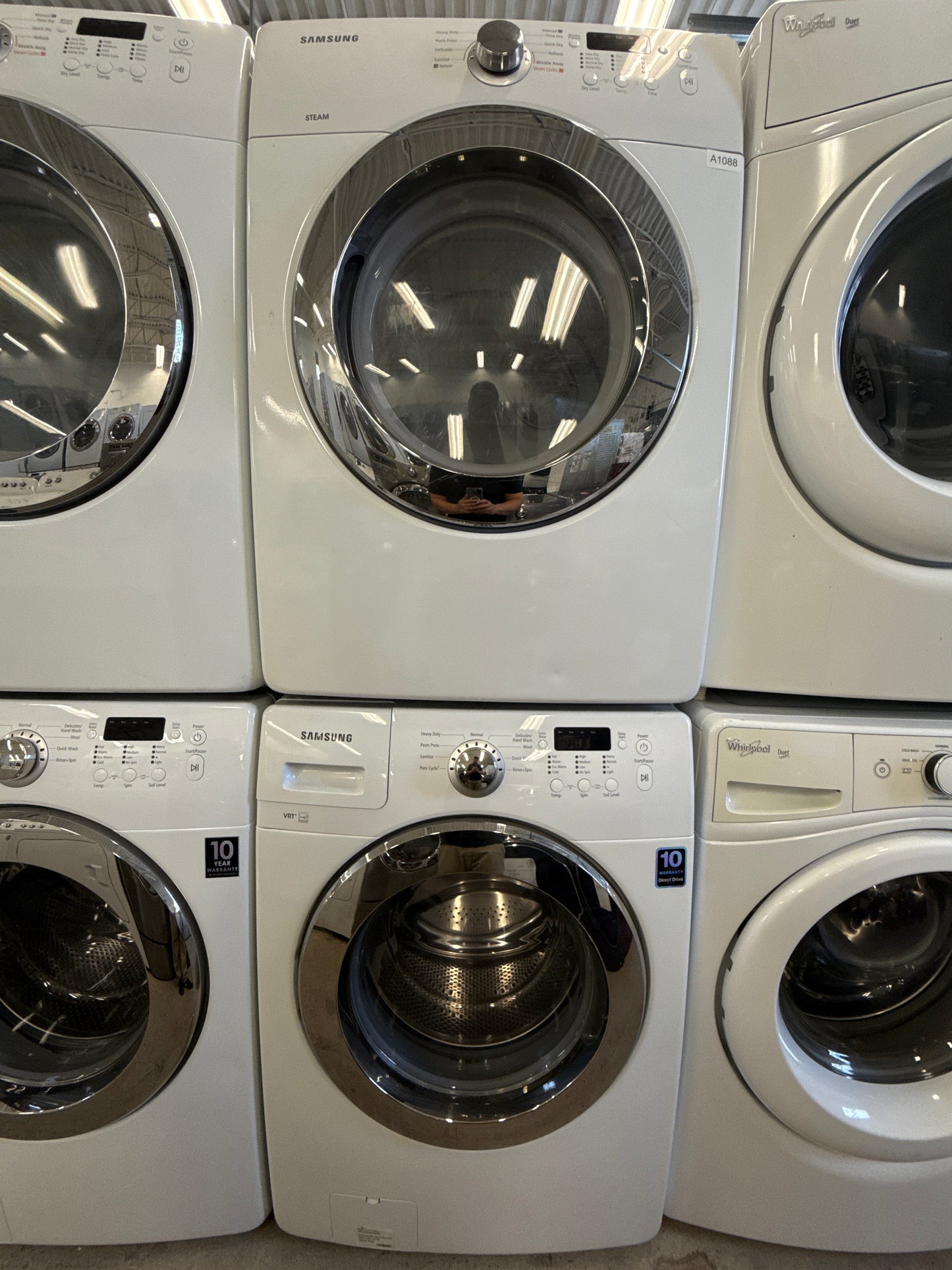 Samsung 27” Washer and Dryer Set( Washer-wf364bvbgwr/a2 Dryer- dv365etbgwr/ac)