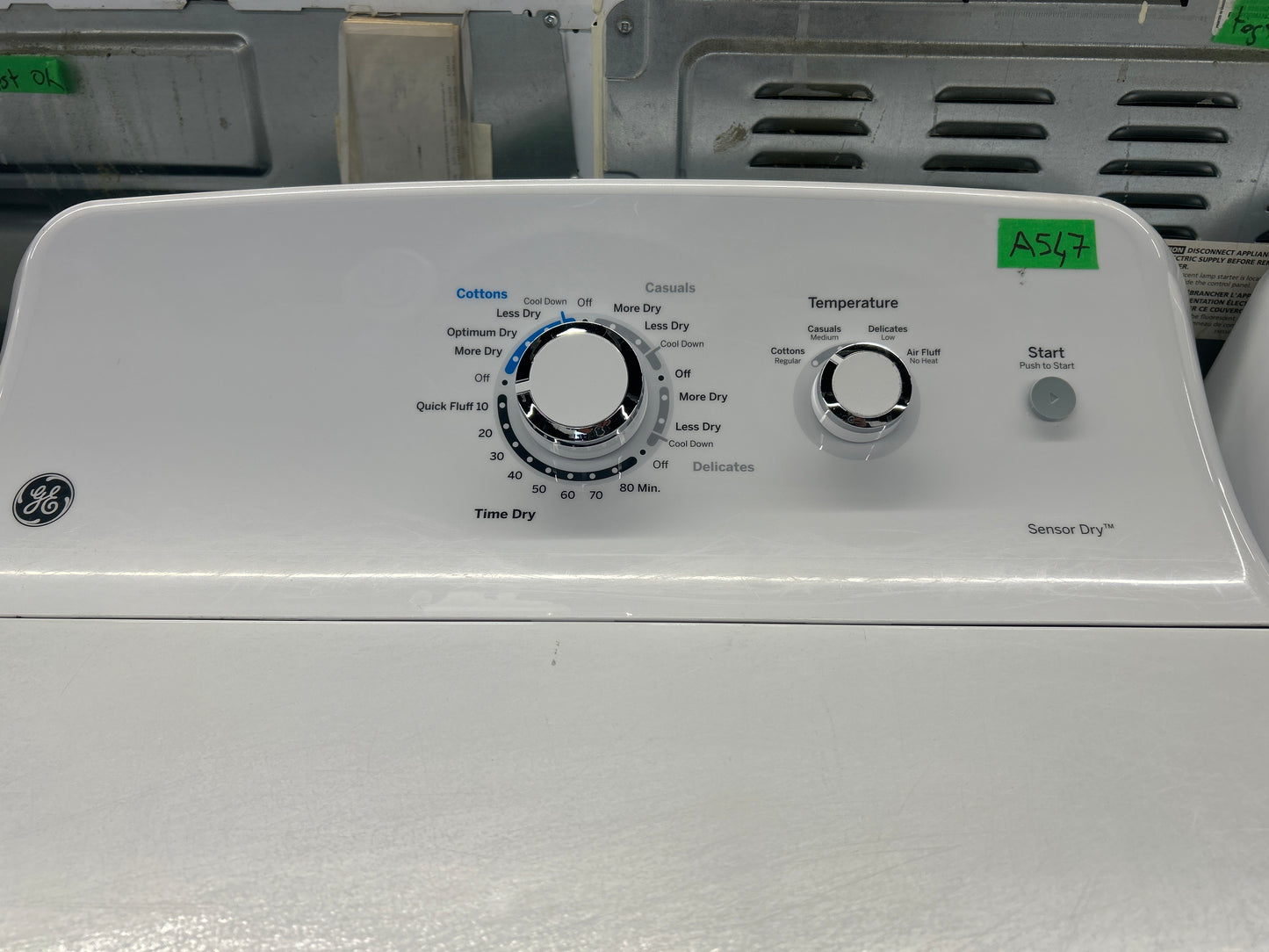 GE 27” Top Load Washer/Dryer Set