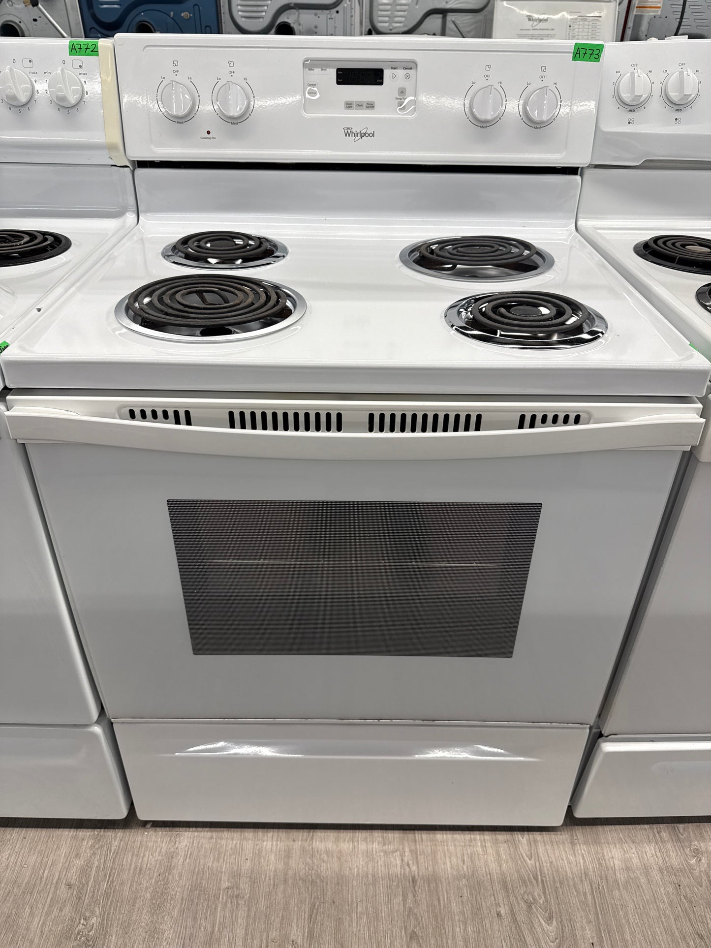 Whirlpool 30" Coil Top Range-YWFC150M0EW1
