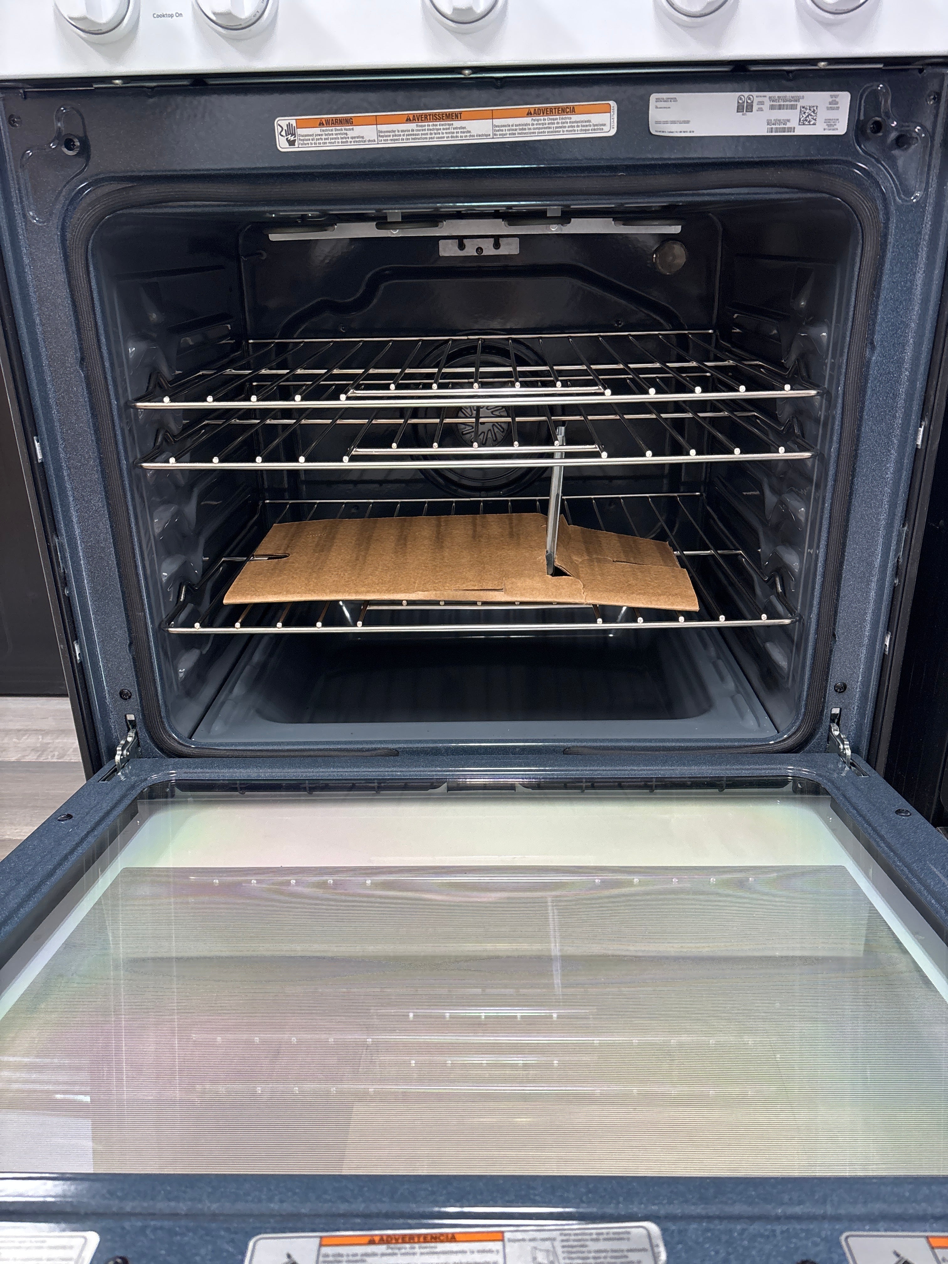 OPEN BOX -WHIRLPOOL 30” Slide in range - YWEW750H0HW5