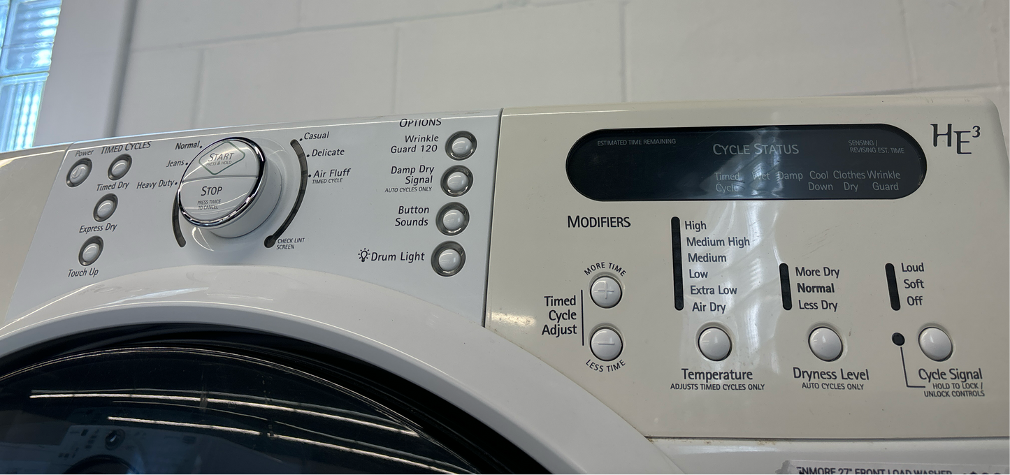 KENMORE 27" FRONT LOAD WASHER