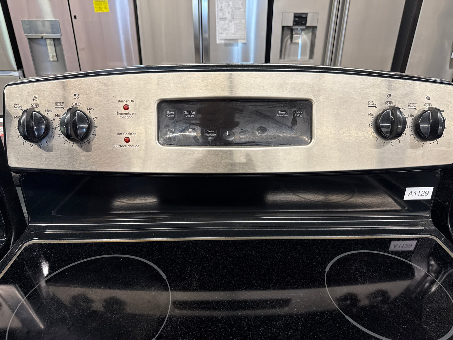 GE 30" Glass Top Range- JCB635SF1SS