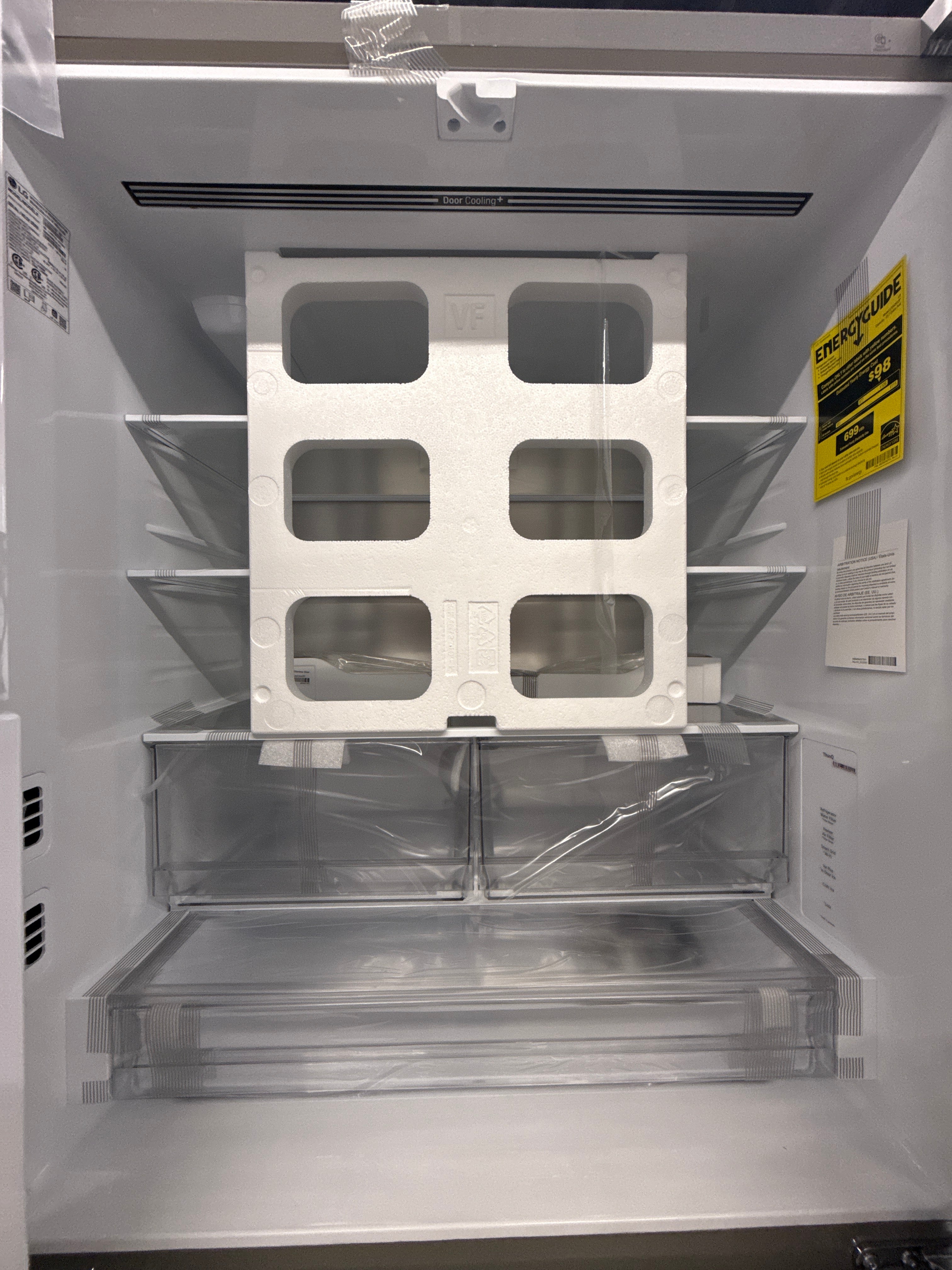 OPEN BOX - LG 36" French Door Refrigerator with Water & Ice Dispenser - LF24Z6530S/00