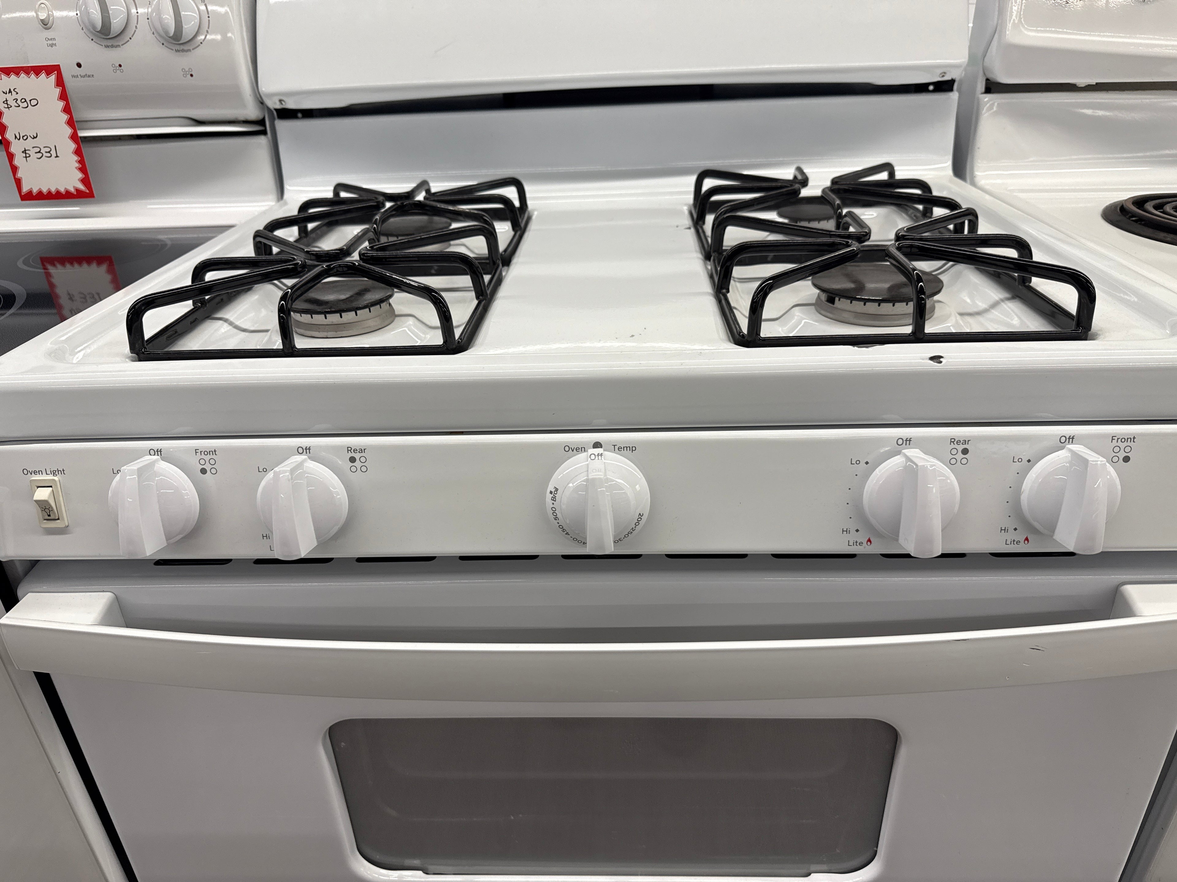 OPEN BOX- GE Gas Range-JCGBS10DEM4WW