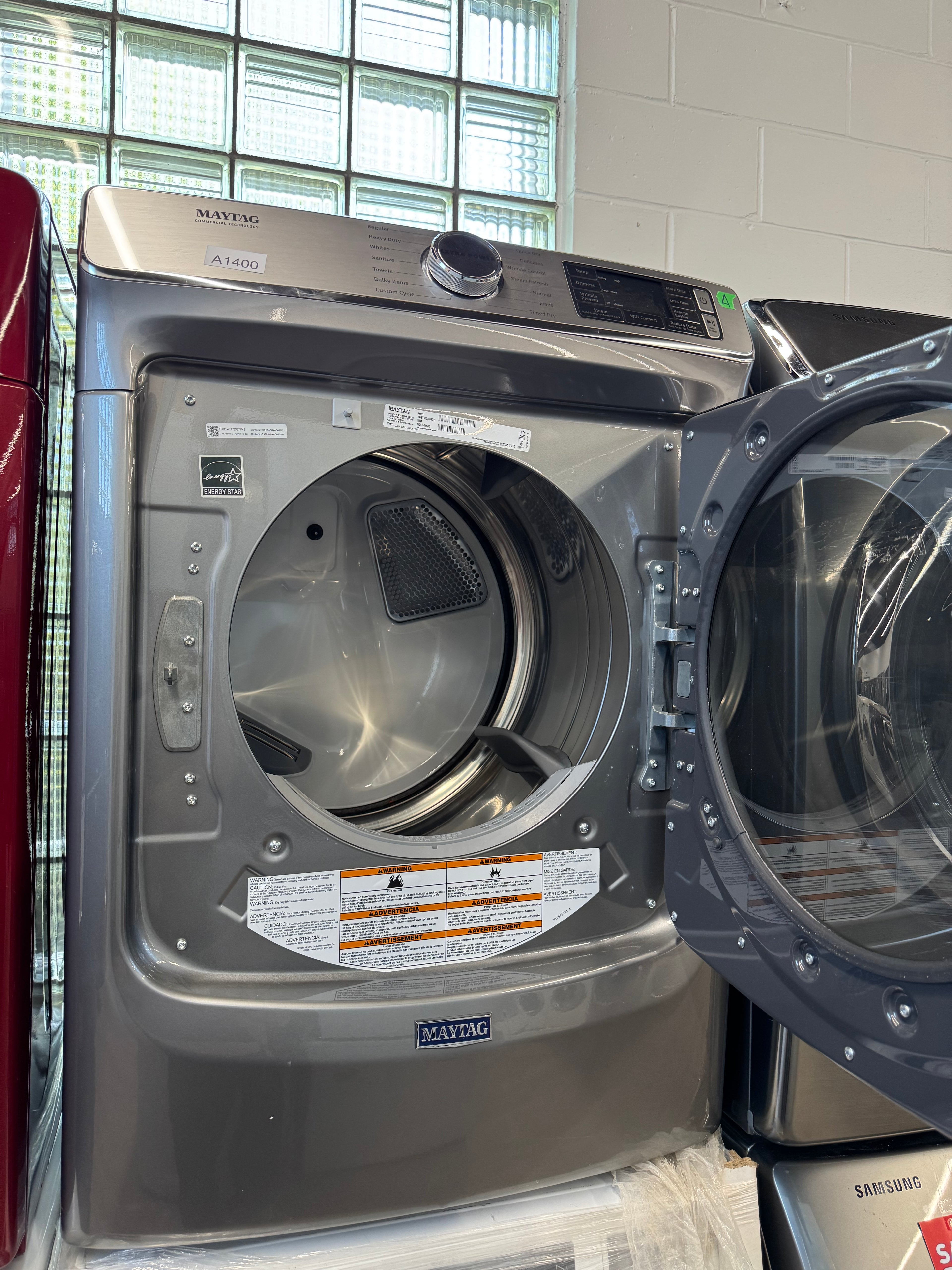 OPEN BOX - Maytag 27” Front Load Electric Dryer - YMED8630HC2