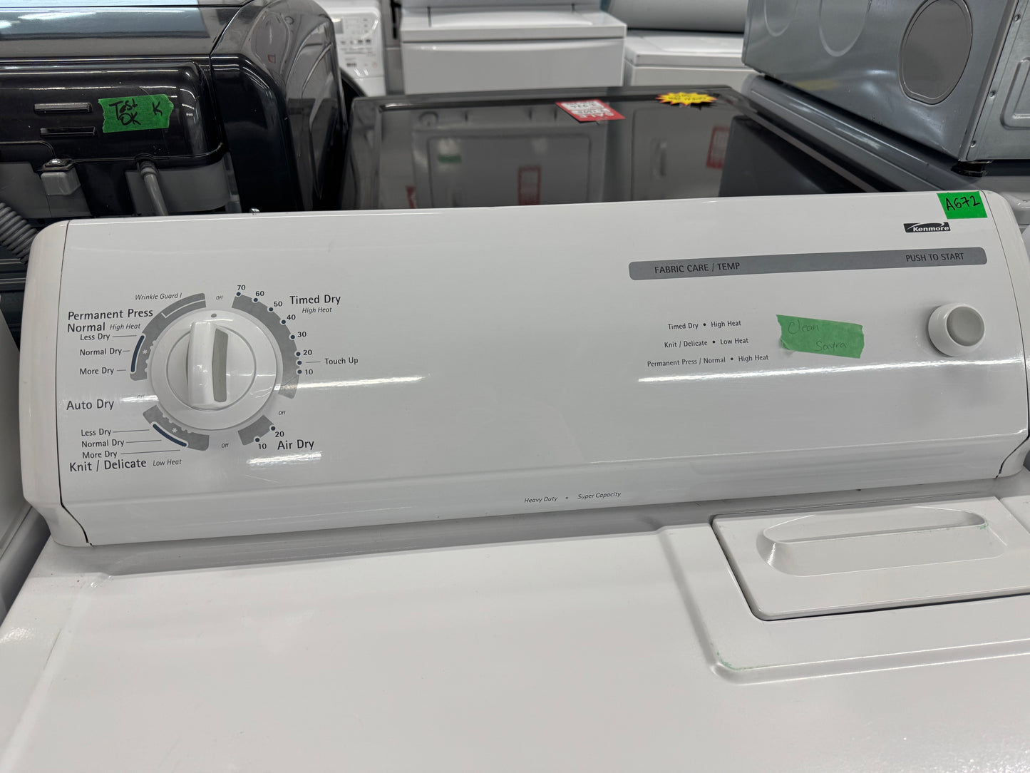 Kenmore 27” Top Load Washer/Dryer Set