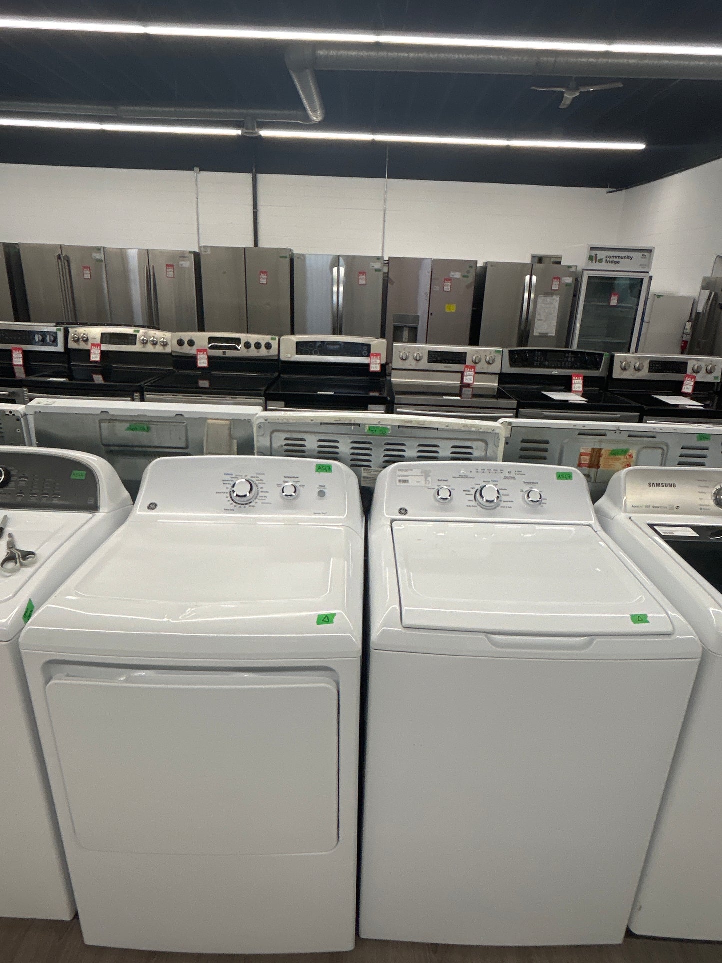 GE 27” Top Load Washer/Dryer Set