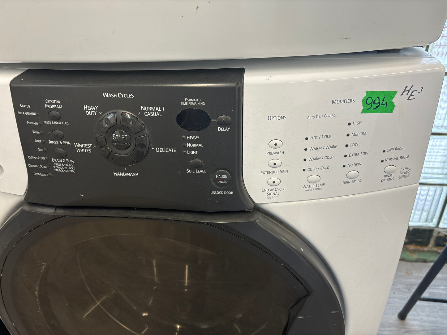 Kenmore 27" FRONT LOAD WASHER AND DRYER SET