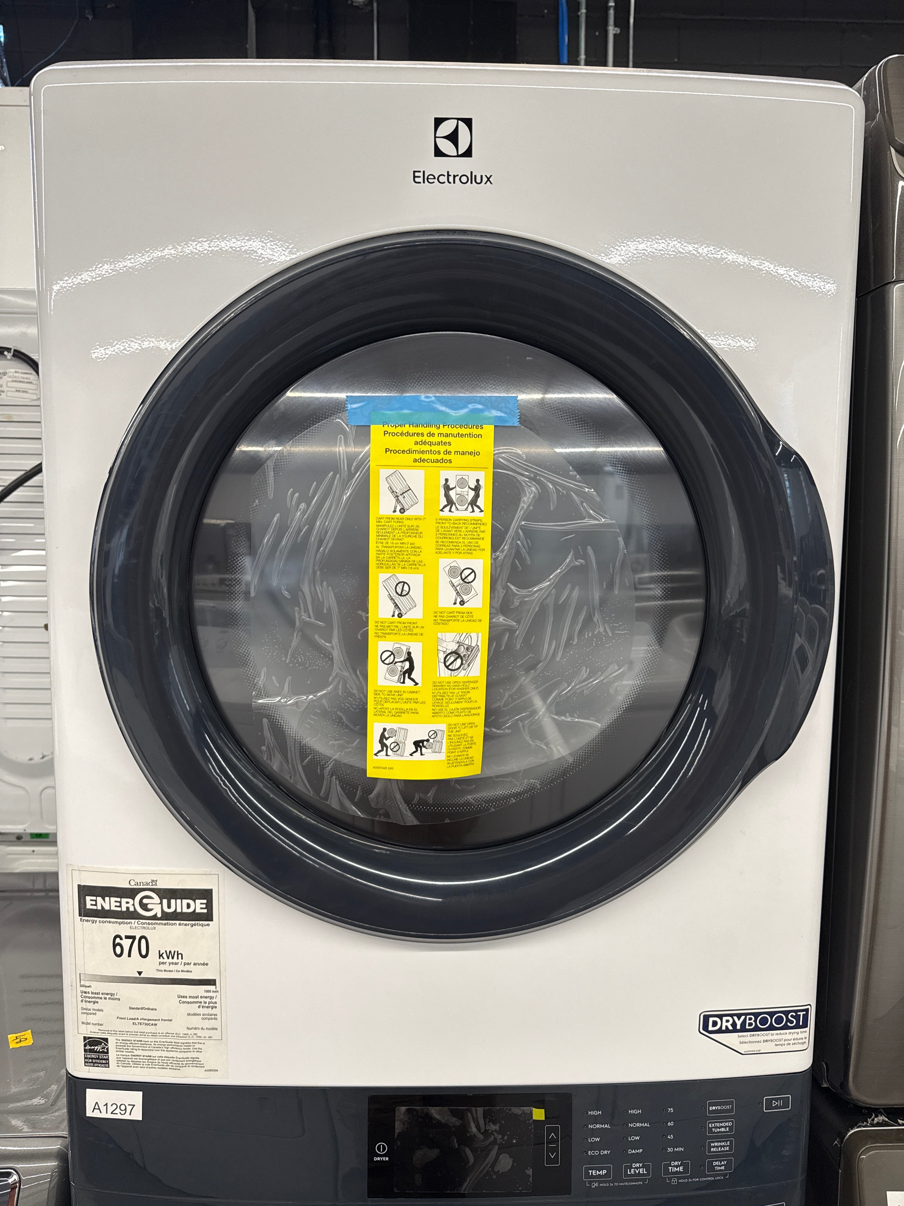 OPEN BOX - Electrolux 27" Laundry Tower - ELTE730CAW1