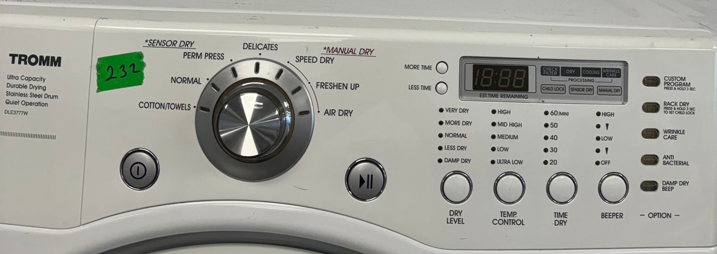 LG 27” Front Load Dryer