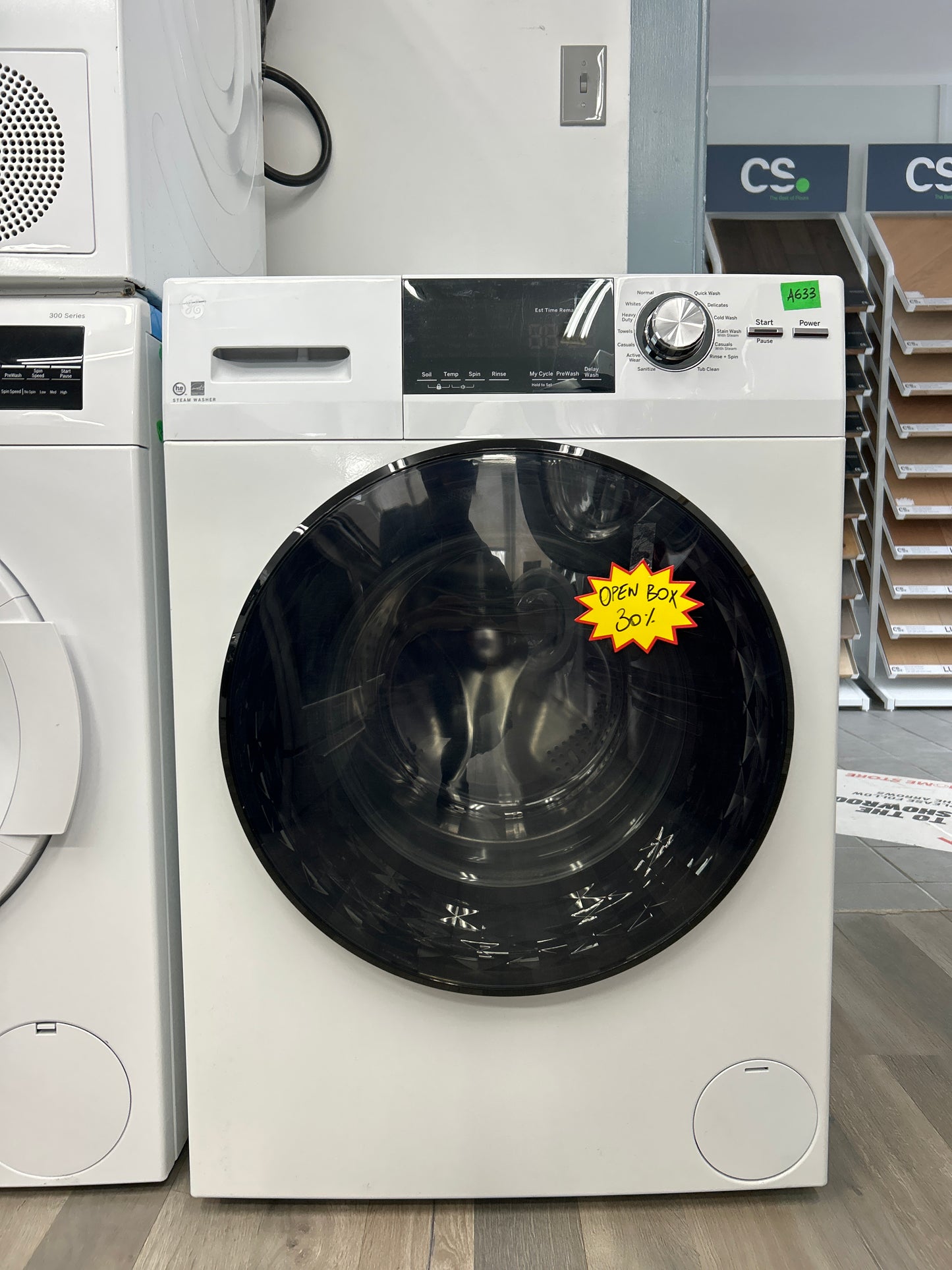 OPEN BOX-GE 24” Front Load Washer - GFW148SSM0WW