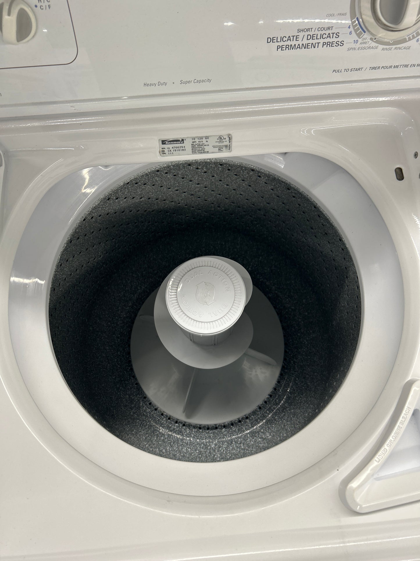 Kenmore 27" Top Load Washer/Dryer Set