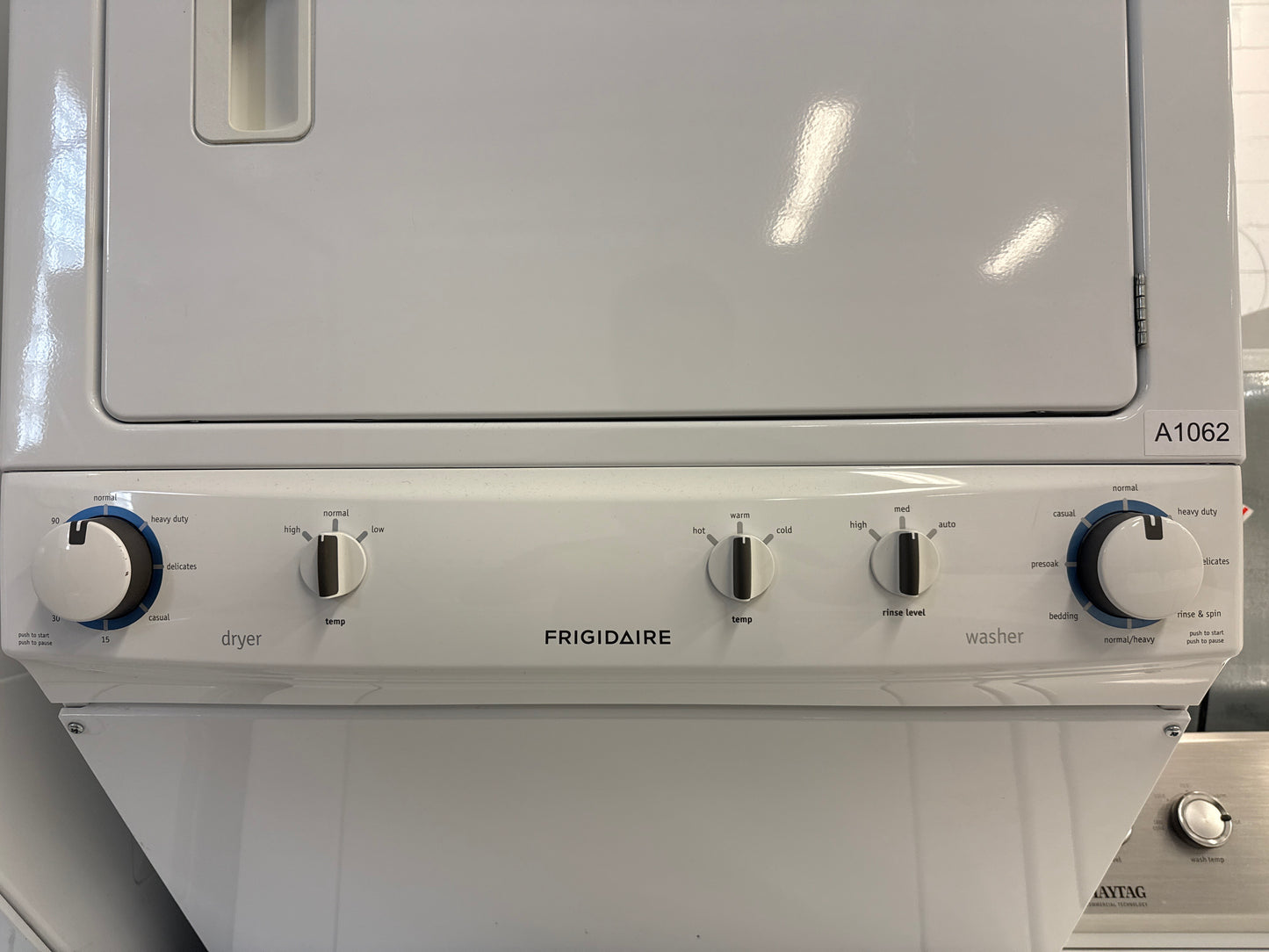 Frigidaire 27” Laundry Center-FFLE39C1QW0