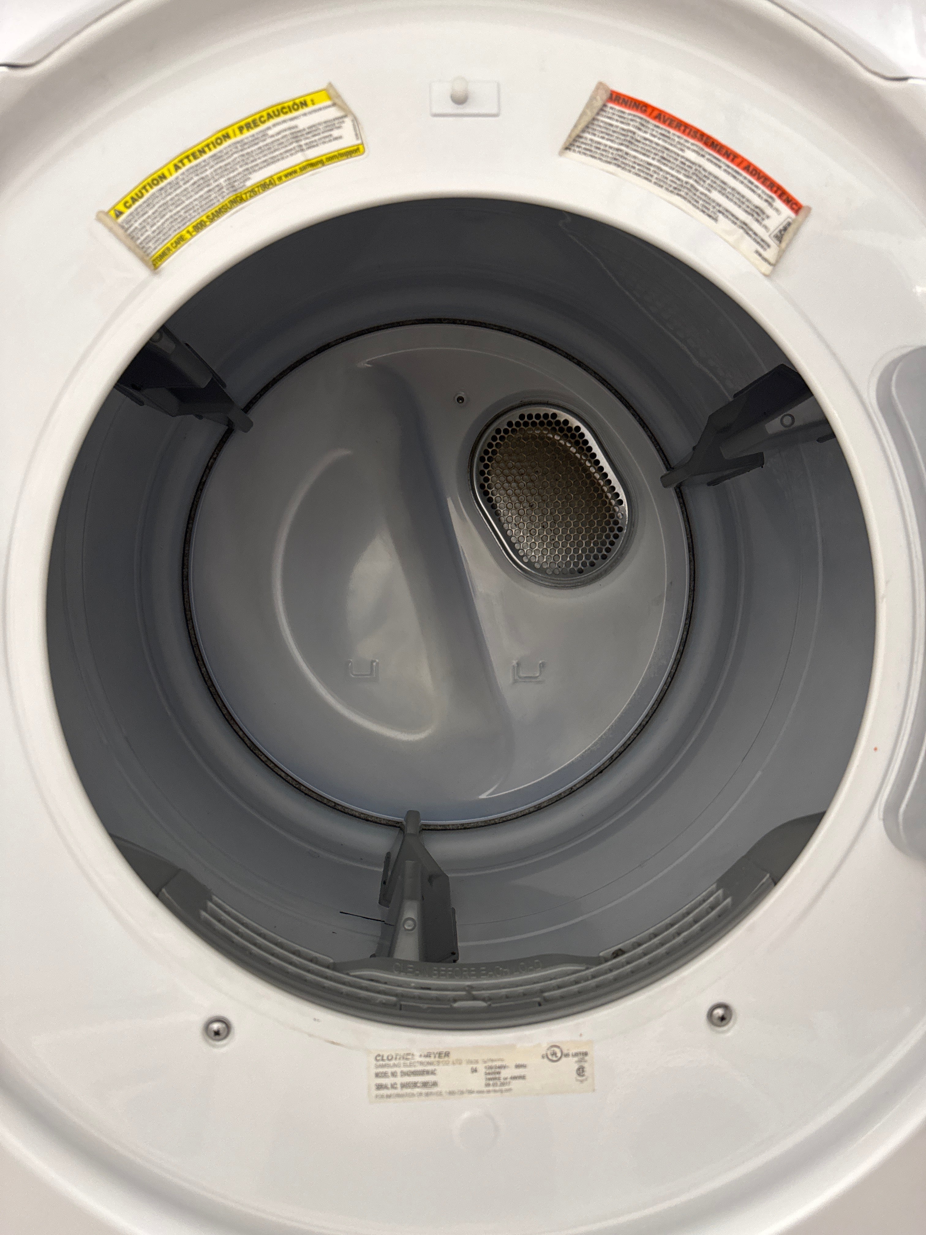 SAMSUNG 27” Front Load Washer & Dryer Set (WF42H5000AW/A2 & DV42H5000EW/AC)