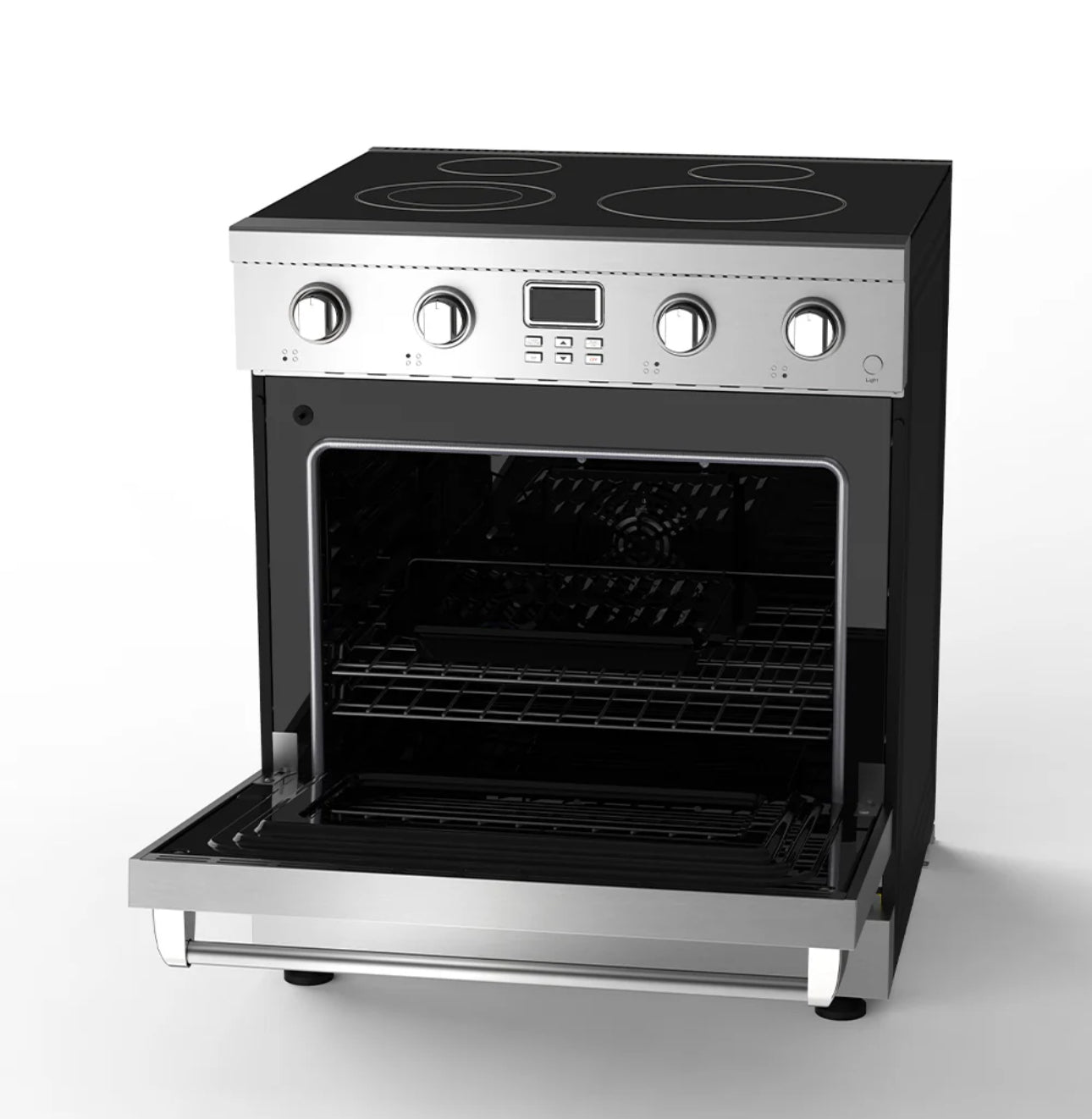 NEW - Vesta BC 36” Silver Slide-In Electric Range (VRE-BC-36SS)