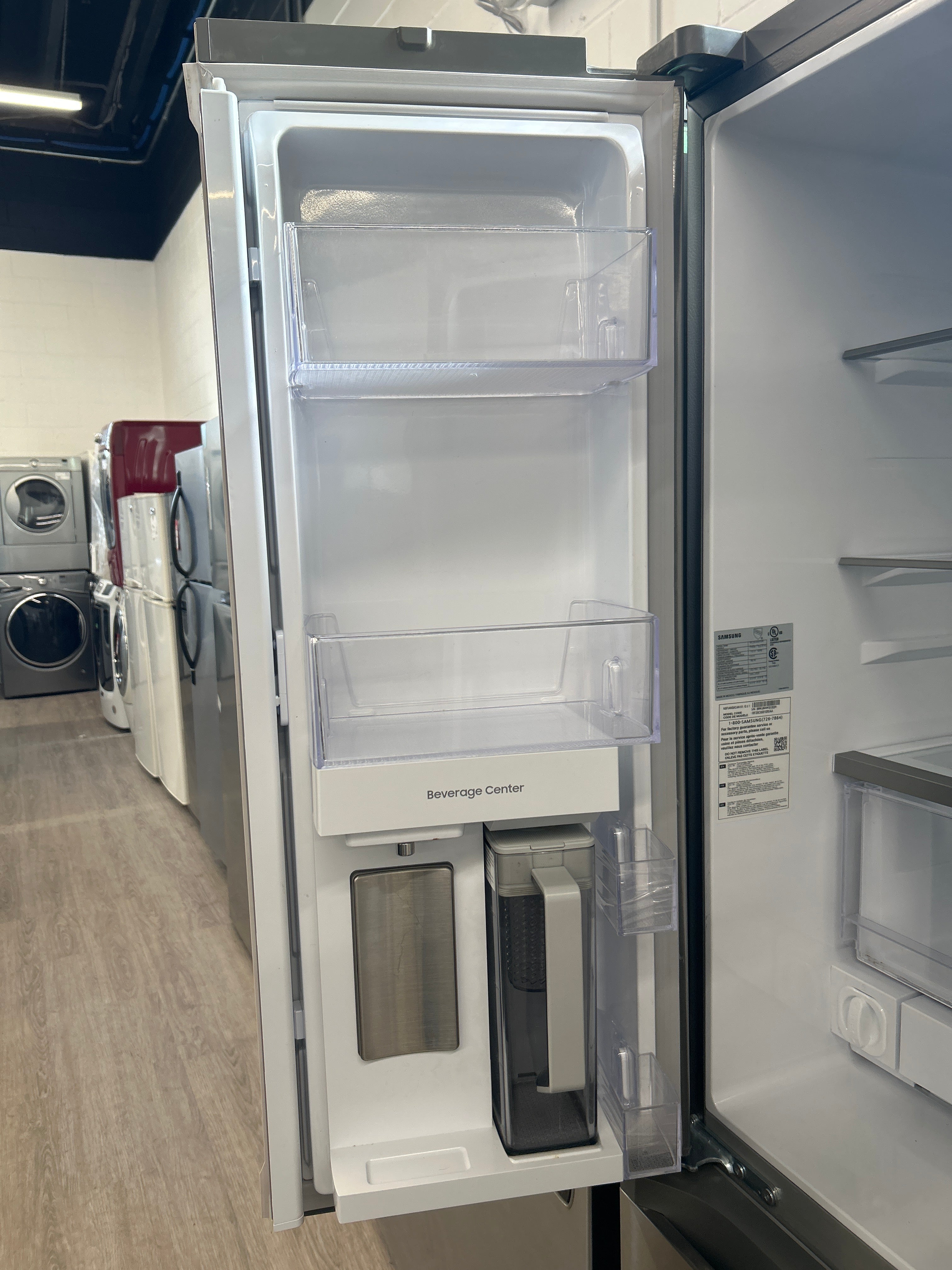 OPEN BOX - Samsung 33” 3-Door French Door Refrigerator - RF25C5551SR/AA