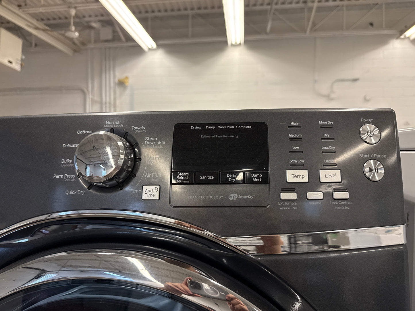 GE 27” Front Load Dryer-GFMS175EH1DG
