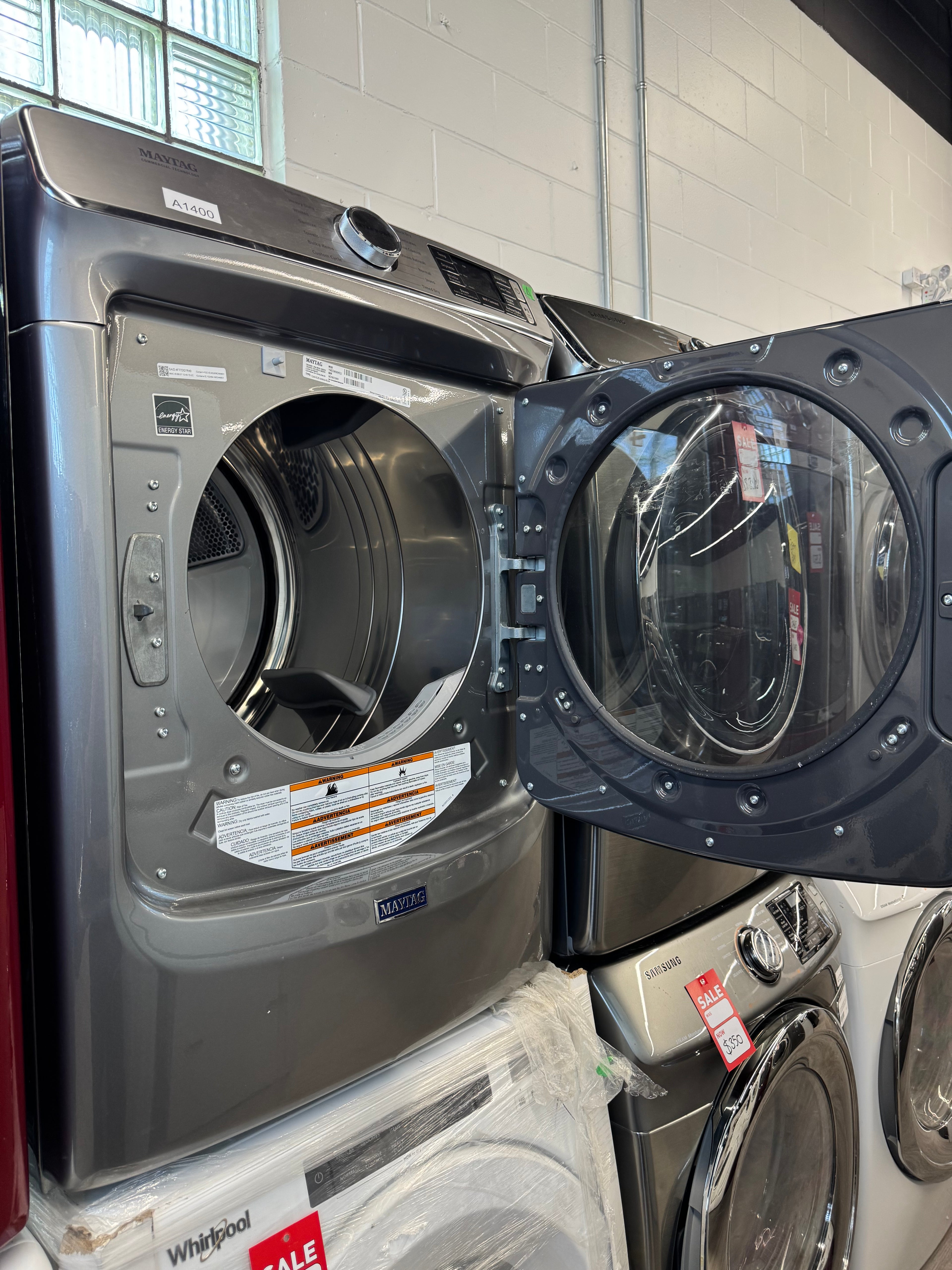 OPEN BOX - Maytag 27” Front Load Electric Dryer - YMED8630HC2