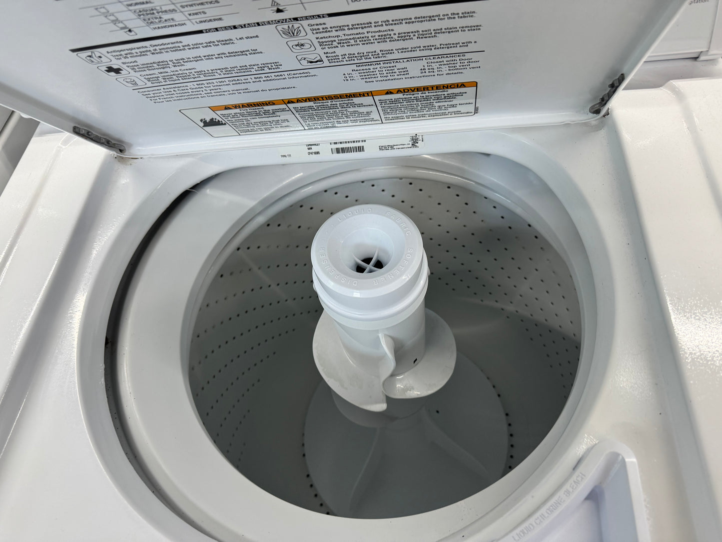 Whirlpool 27" Top Load Washer/Dryer Set