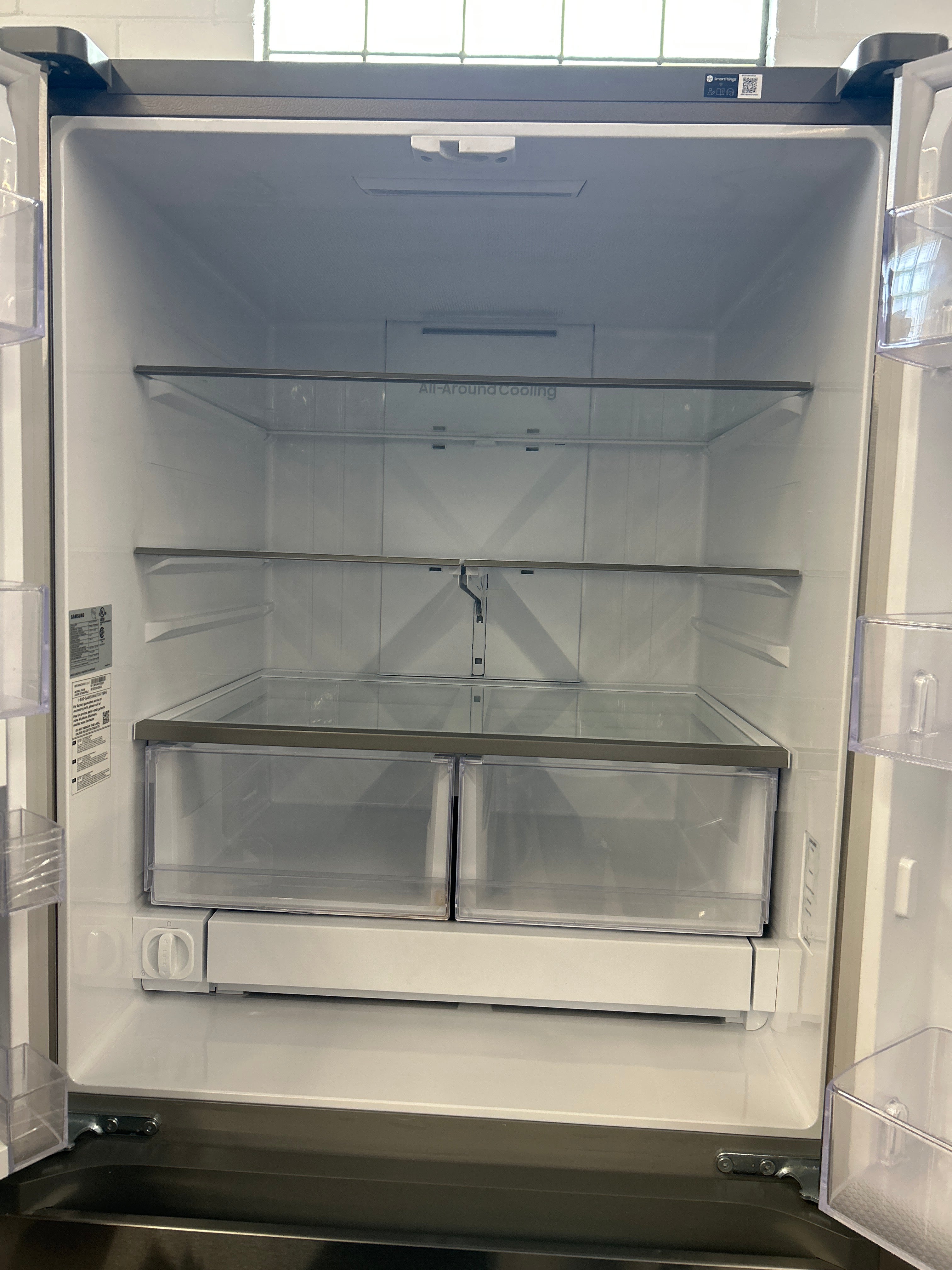 OPEN BOX - Samsung 33” 3-Door French Door Refrigerator - RF25C5551SR/AA