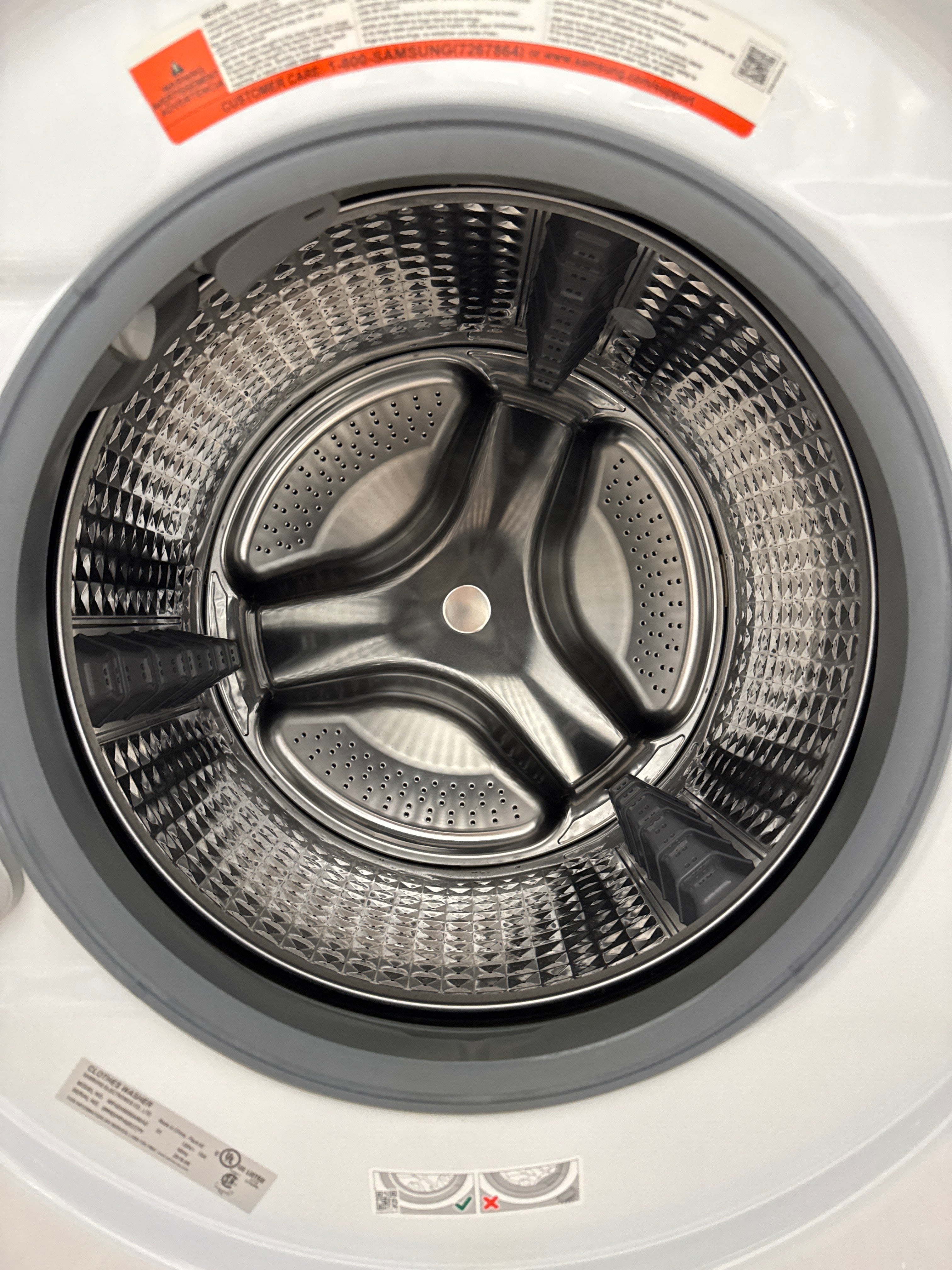 SAMSUNG 27” Front Load Washer & Dryer Set (WF42H5000AW/A2 & DV42H5000EW/AC)