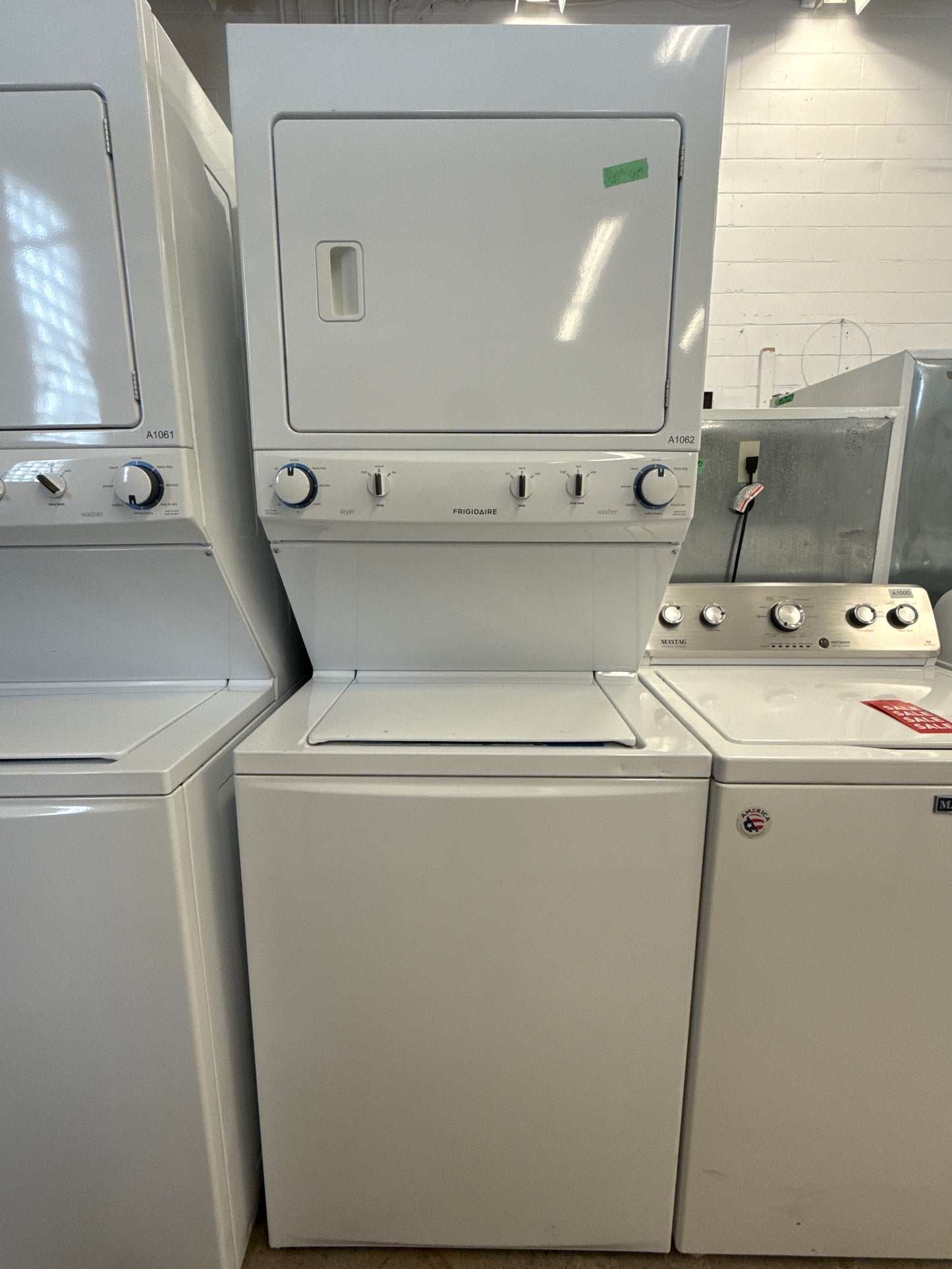 Frigidaire 27” Laundry Center-FFLE39C1QW0