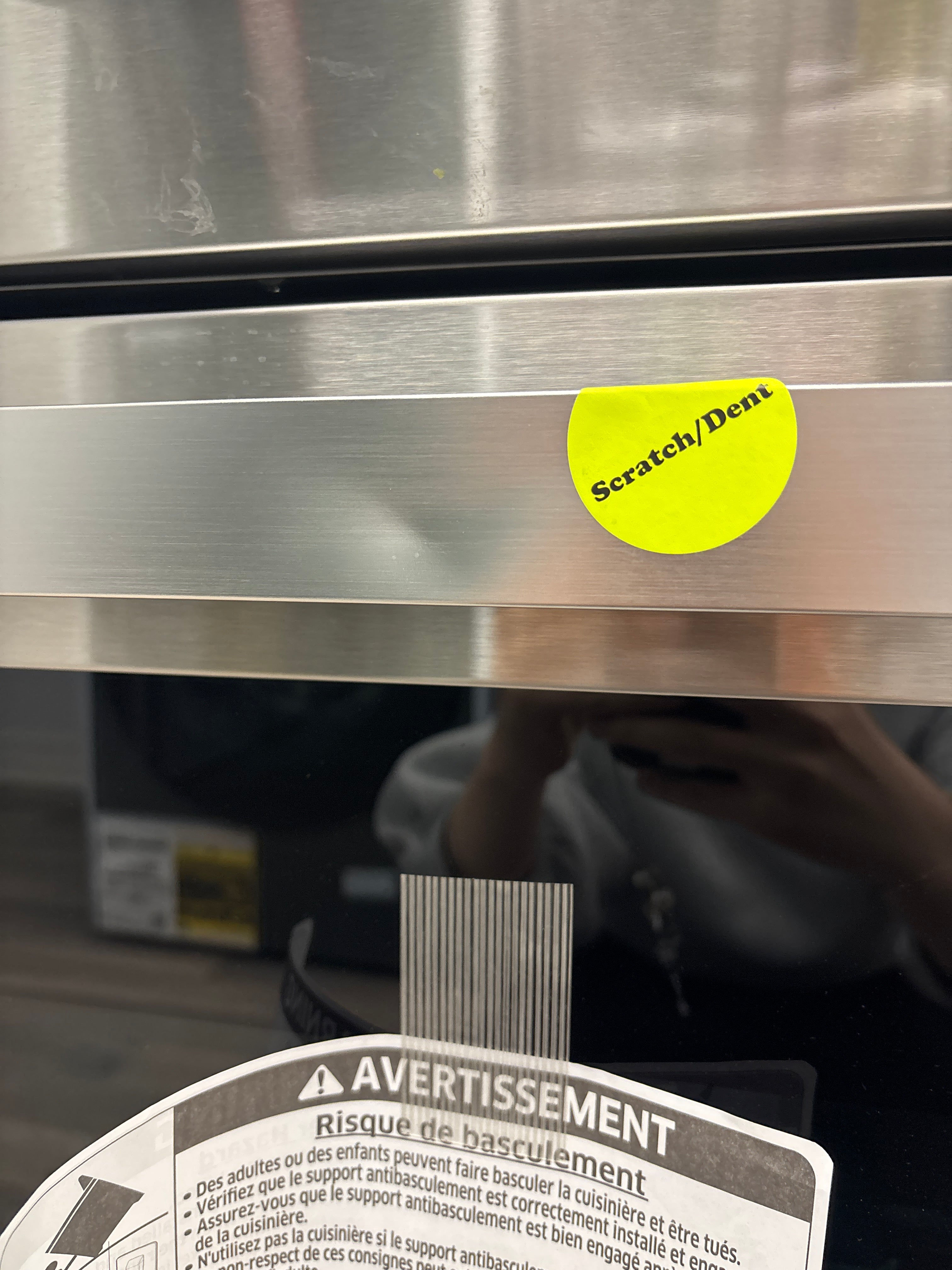 OPEN BOX - SAMSUNG 30” Slide in induction range - NSI6DG9500SRAC