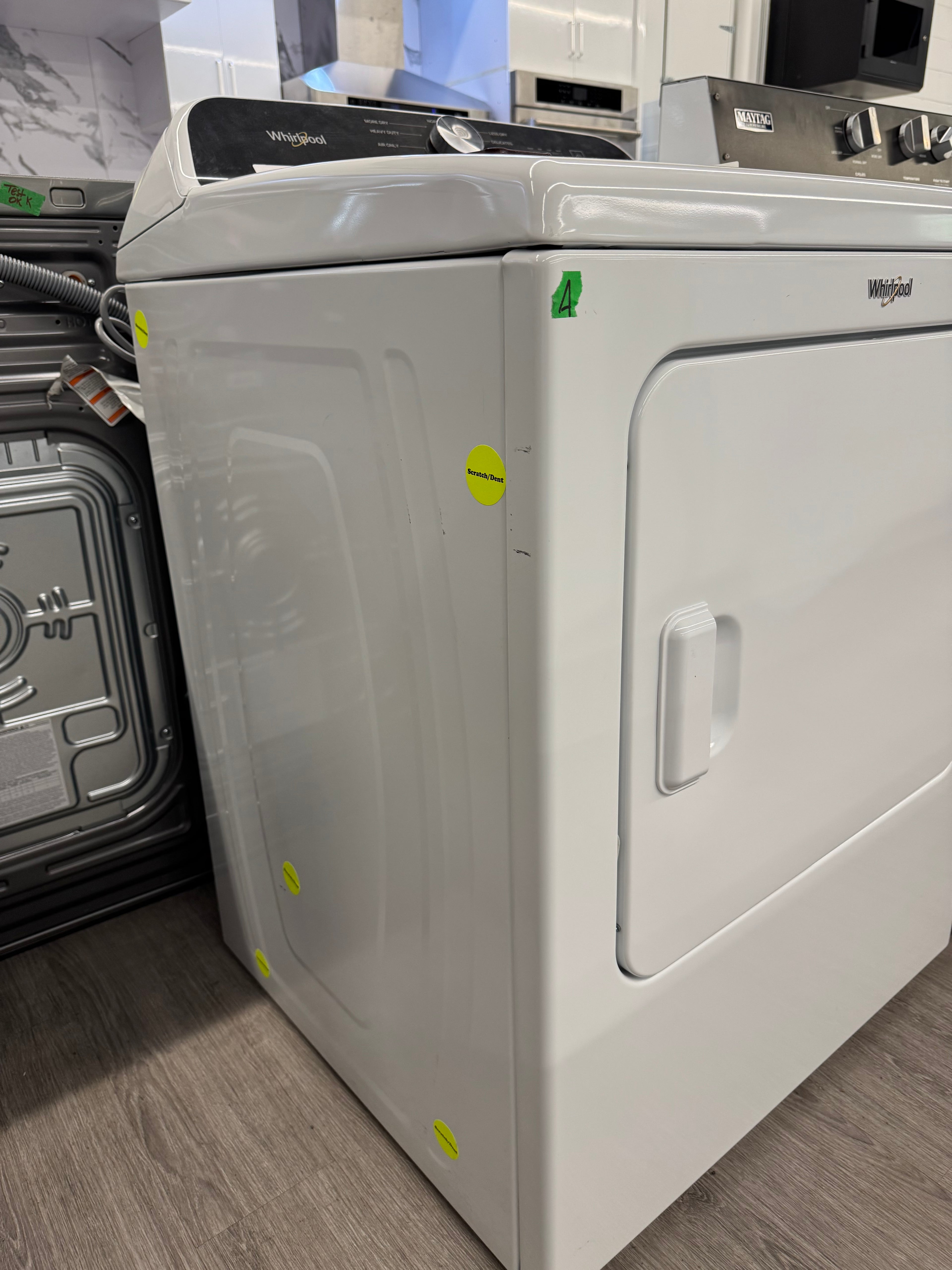 OPEN BOX - Whirlpool 28.5” Front Load Dryer - YWED6150PW0