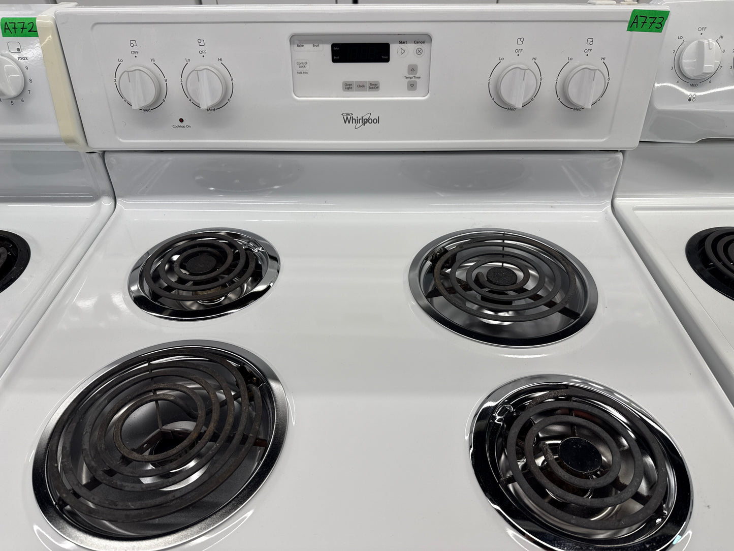 Whirlpool 30" Coil Top Range-YWFC150M0EW1