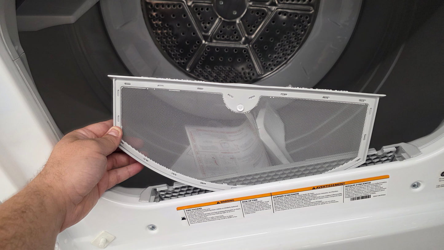 Open Box GE 27" Top Load Dryer GTX33EBMR0WS
