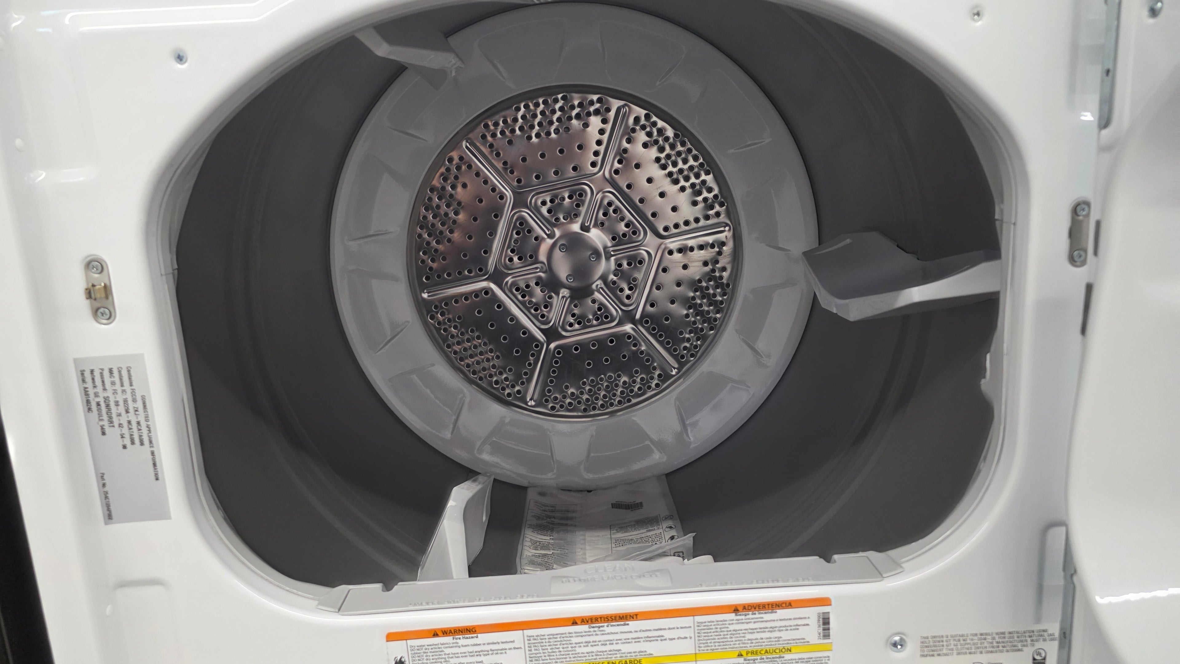 Open Box-GE 27" Top Load Gas Dryer-PTD60GBSR0WS