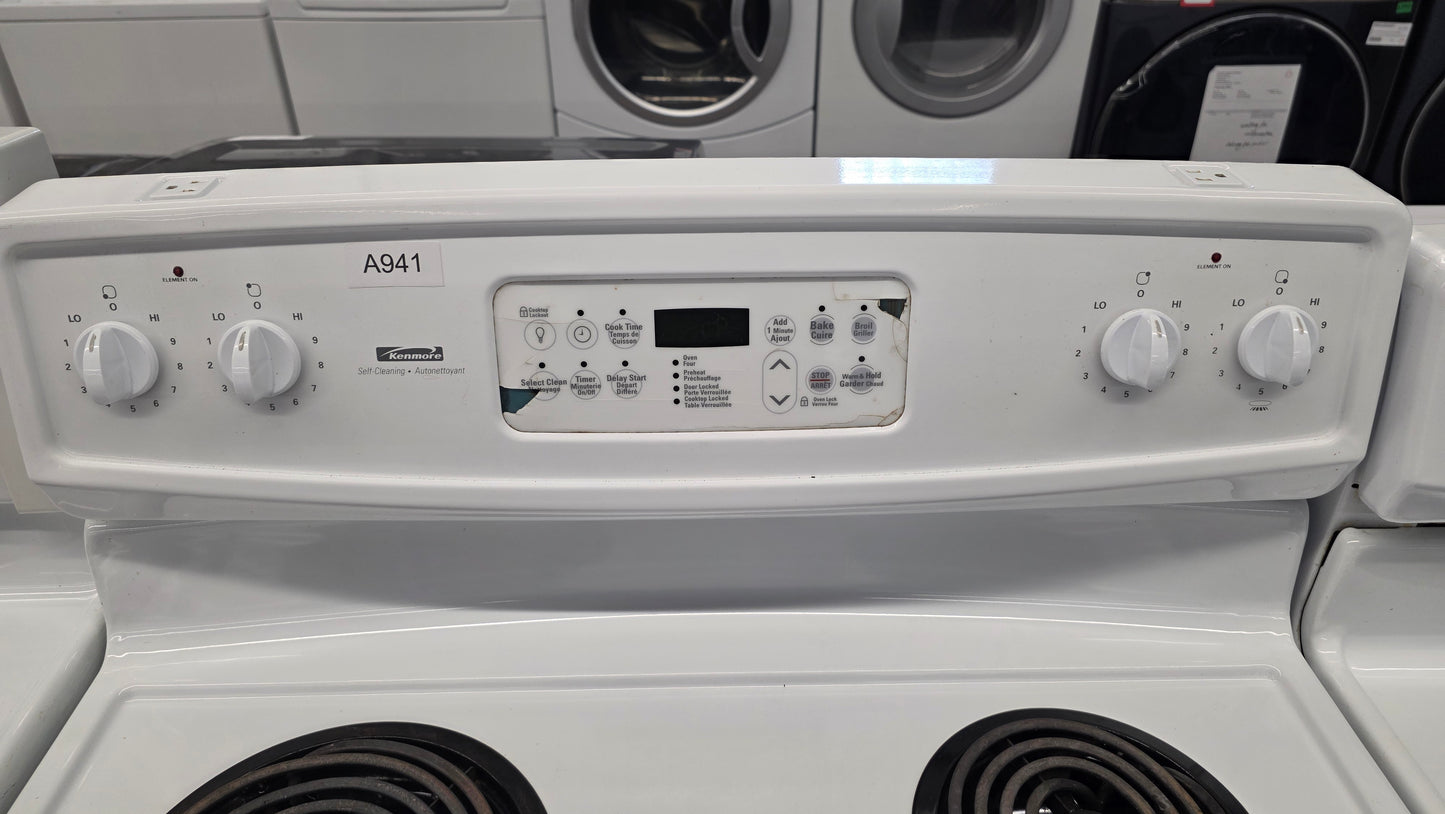 Kenmore 30" Coil Top Range- C970-556125