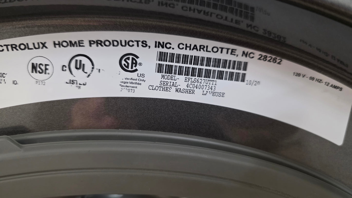 Electrolux 27" Front Load Washer-EFLS627UTT1