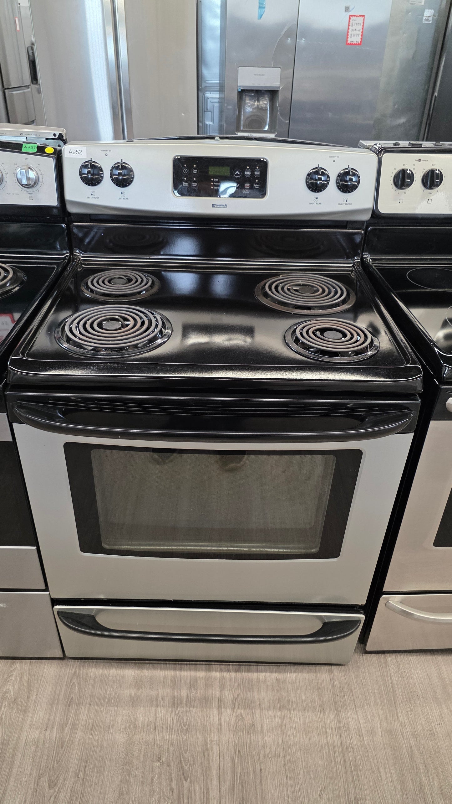 Kenmore 30" Coil Top Range- 970-550761