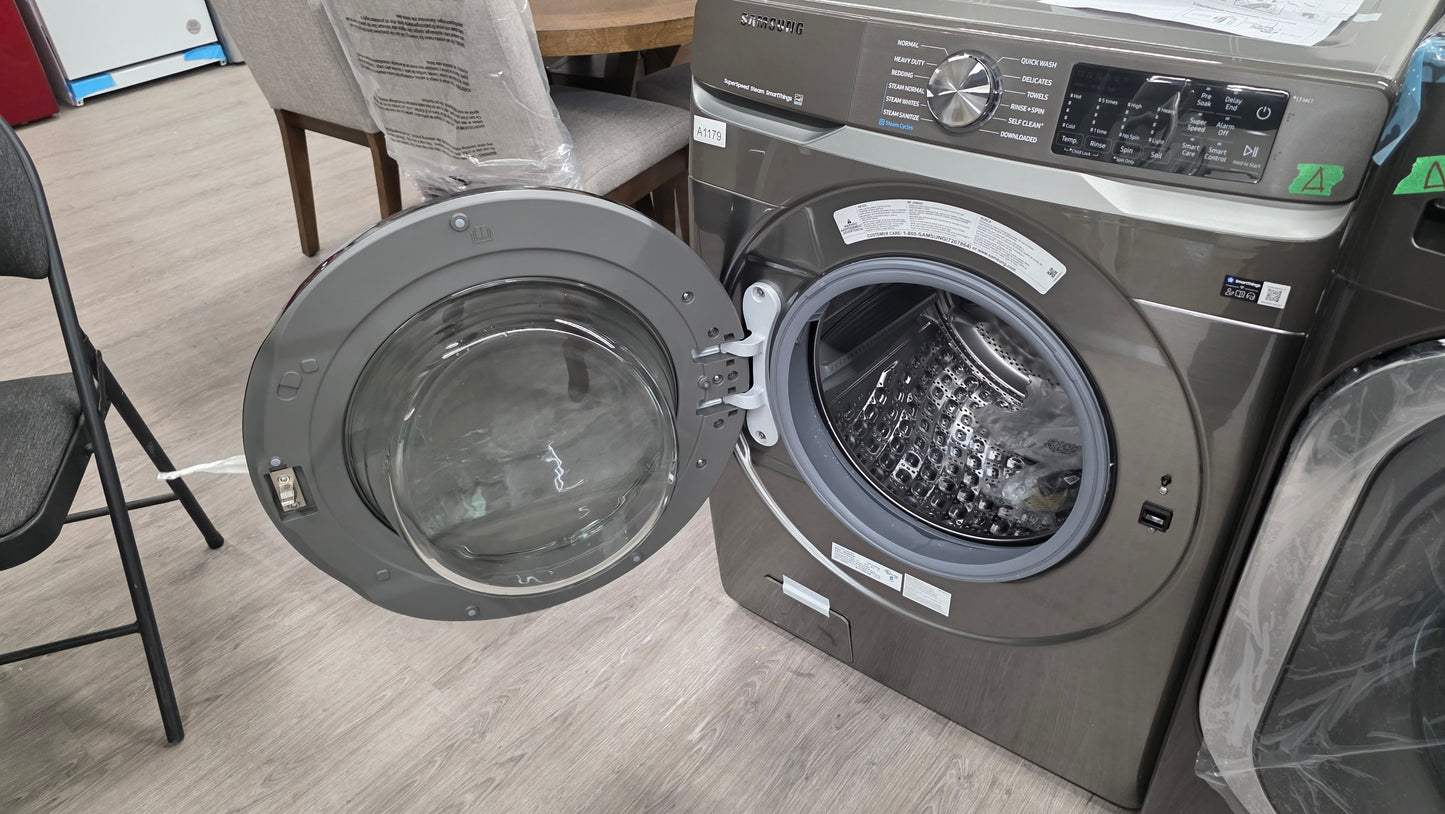 Open Box Samsung 27" Front Load Washer WF45B63OOAP