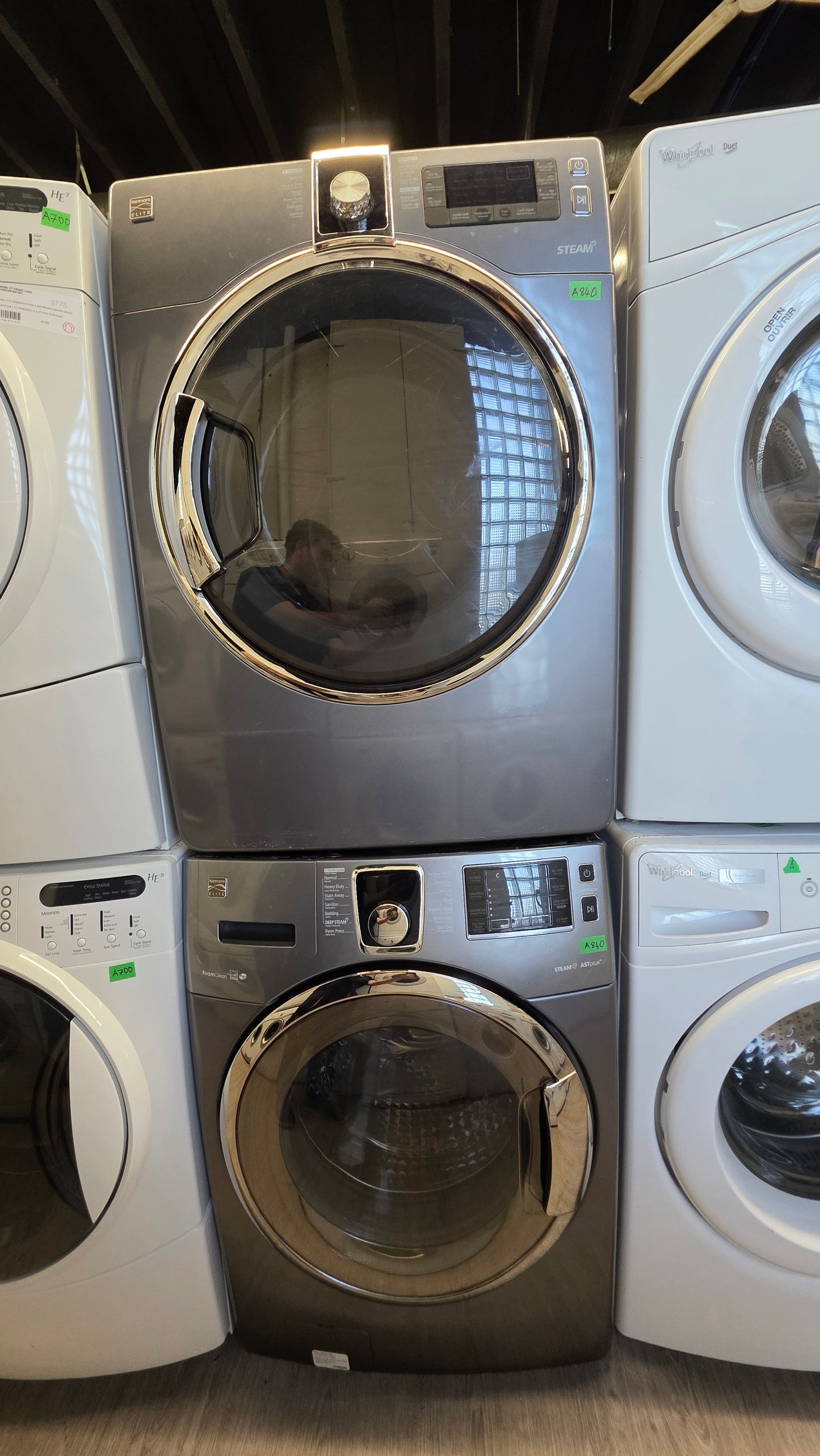 Kenmore 27" Front Load Washer and Dryer Set