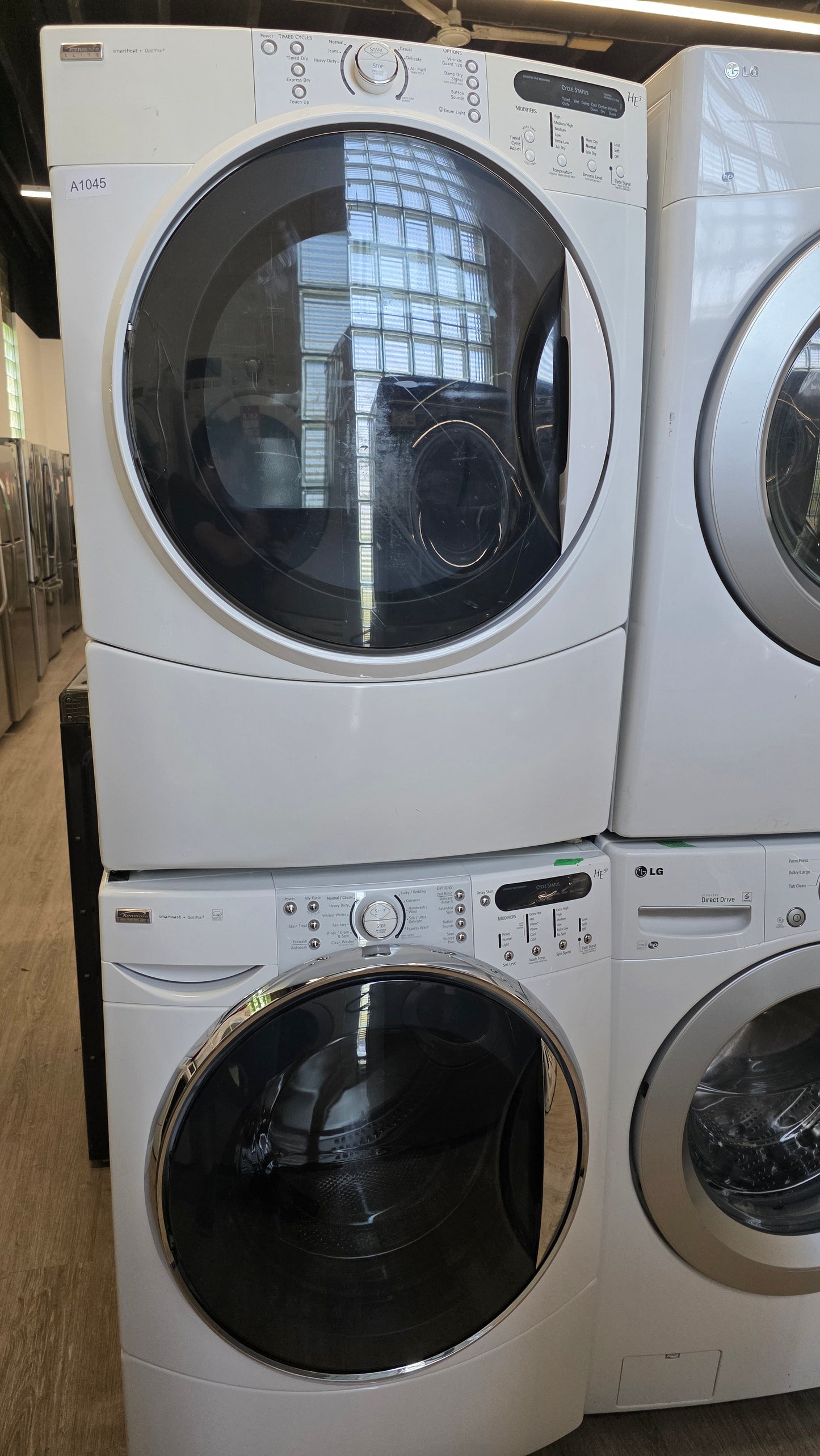 Kenmore 27" Front Load Washer and Dryer Set