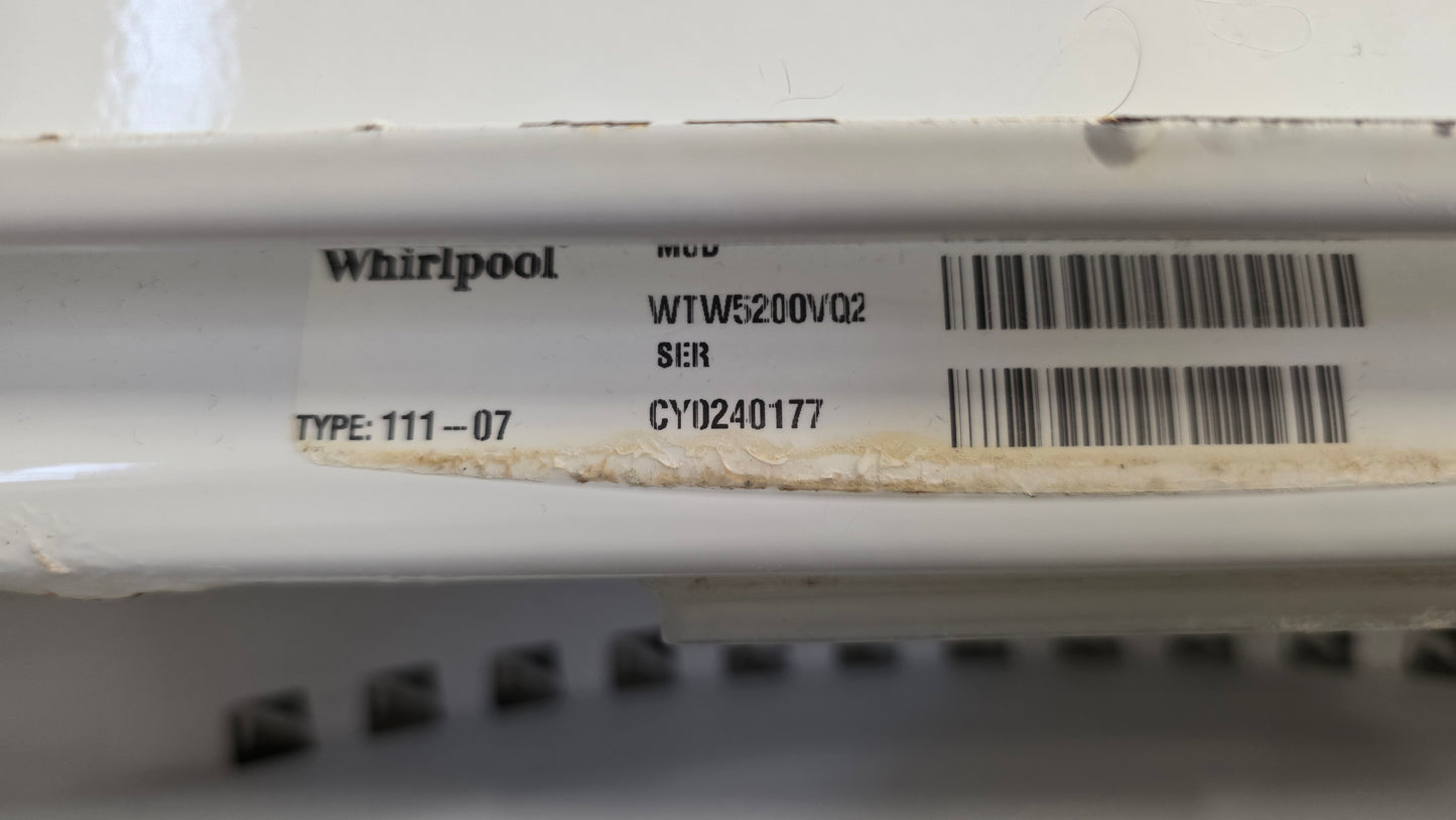 Whirlpool 27" Top Load Washer (Model WTW5200VQ2)