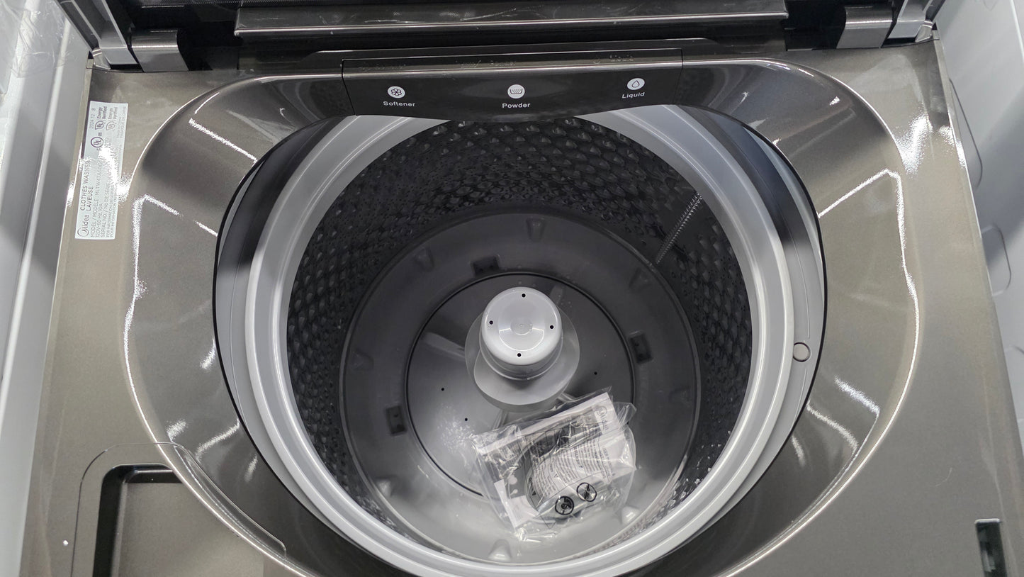 Open Box Midea 25" Top Load Washer MLTW47A5BGG