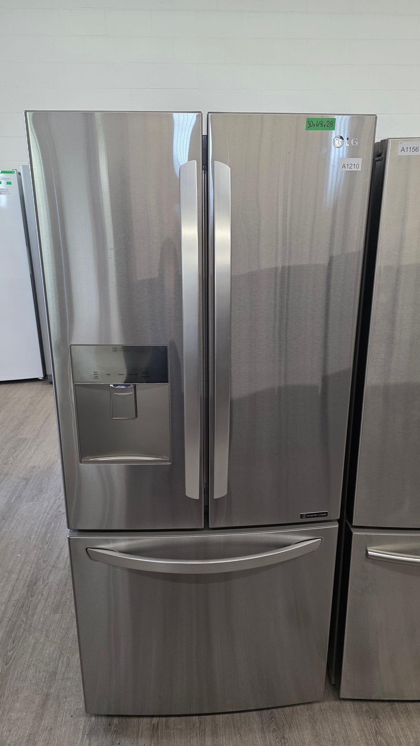 LG 30" Stainless Steel French Door Fridge LRFWS2200S /01