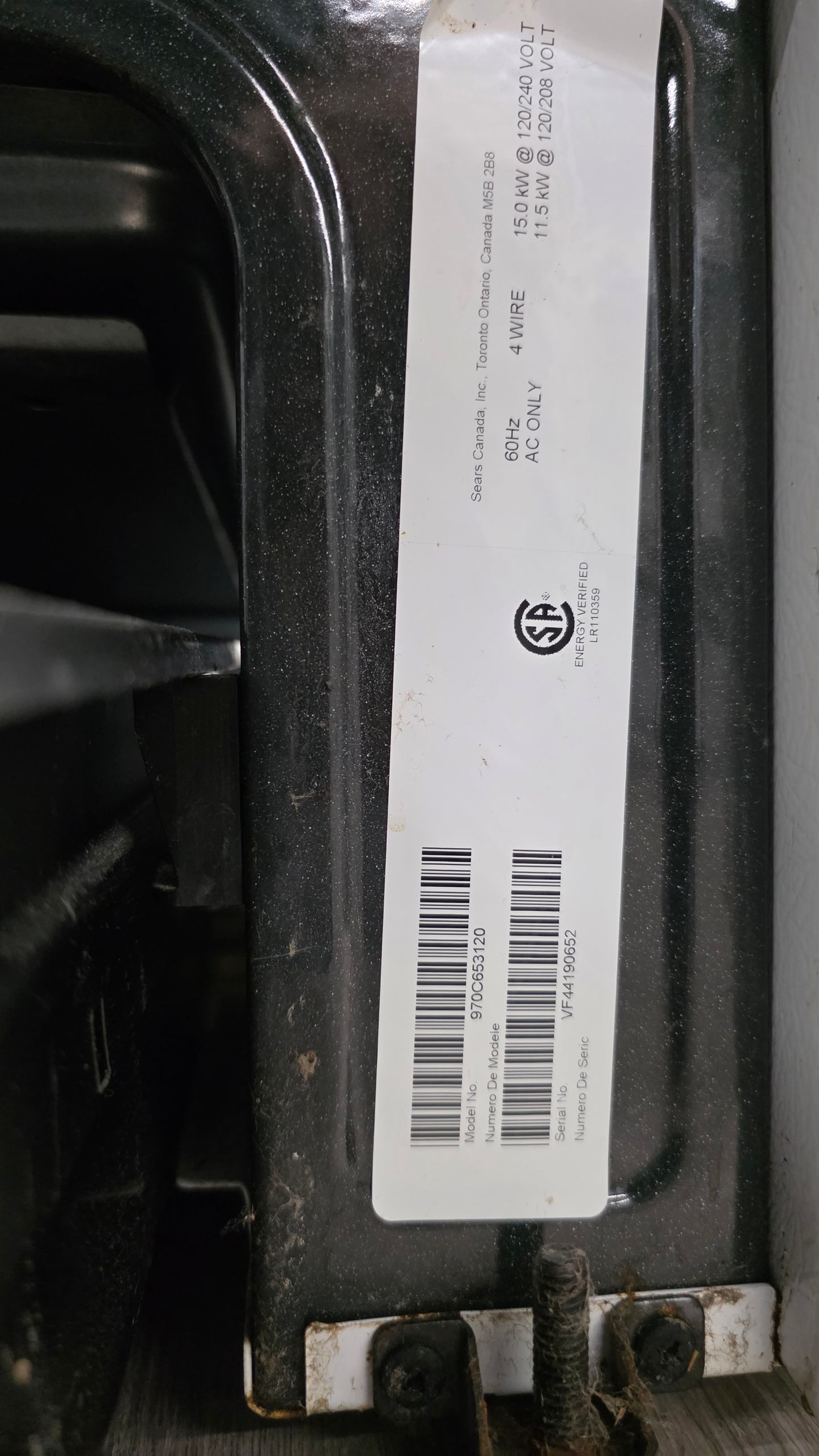 Kenmore 30" Glass Top Range 970C653120
