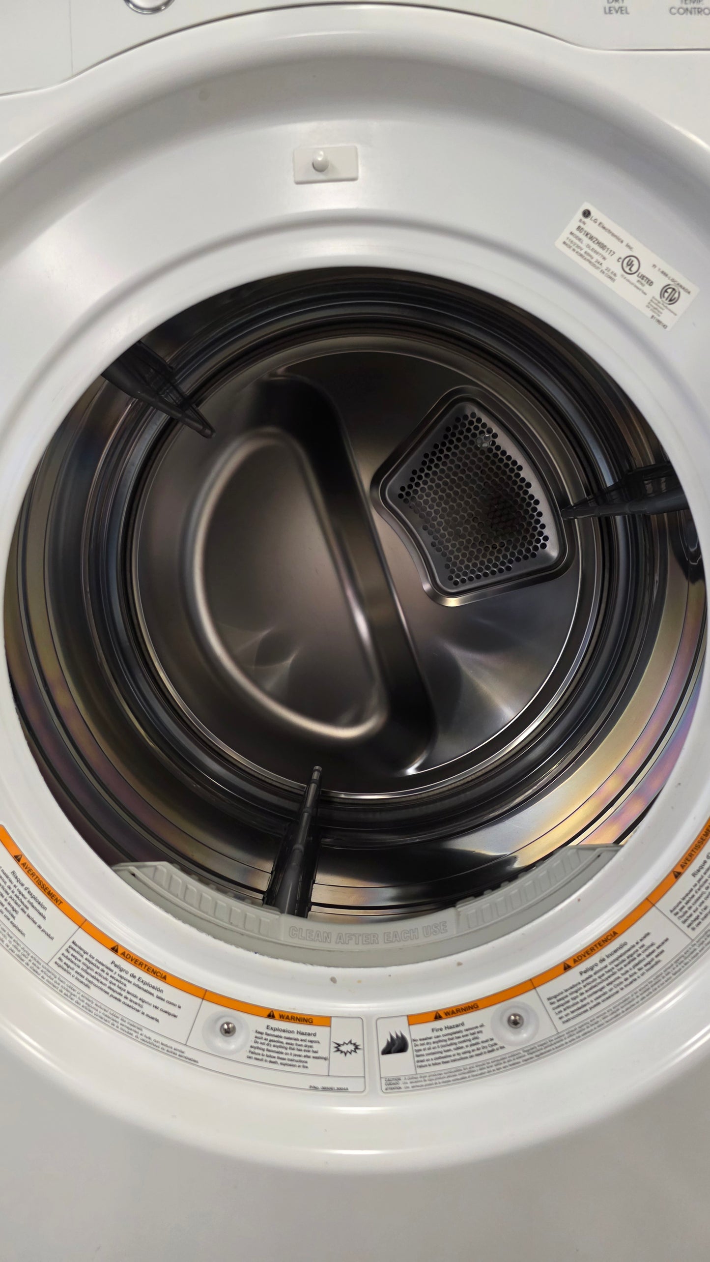 LG 27" Front Load Dryer- DLE6977W