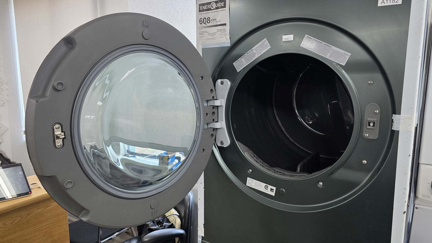 Open Box Samsung 27" Front Load Washer and Dryer Combo - washer WH46DBH550E dryer WH46DBH55OEF