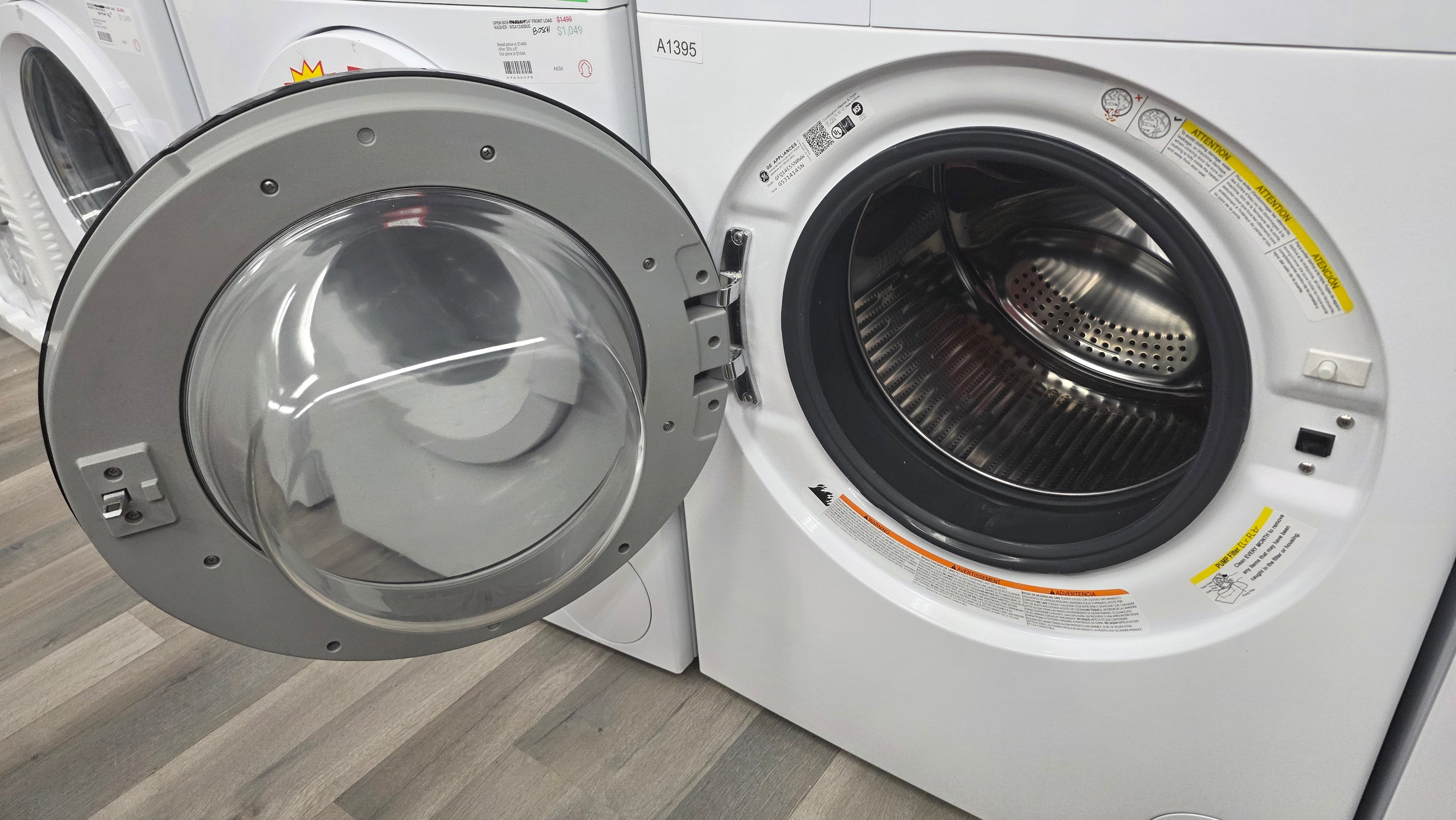GE 24” All-in-One Washer & Dryer Combo - GFQ14ESSN0WW
