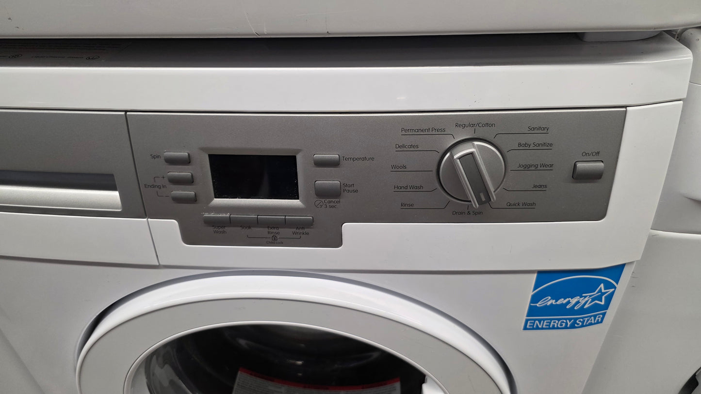 Bloomberg 24" Front Load Washer and Dryer Set- washer WM 77120 NBL01 - dryer DV 17542