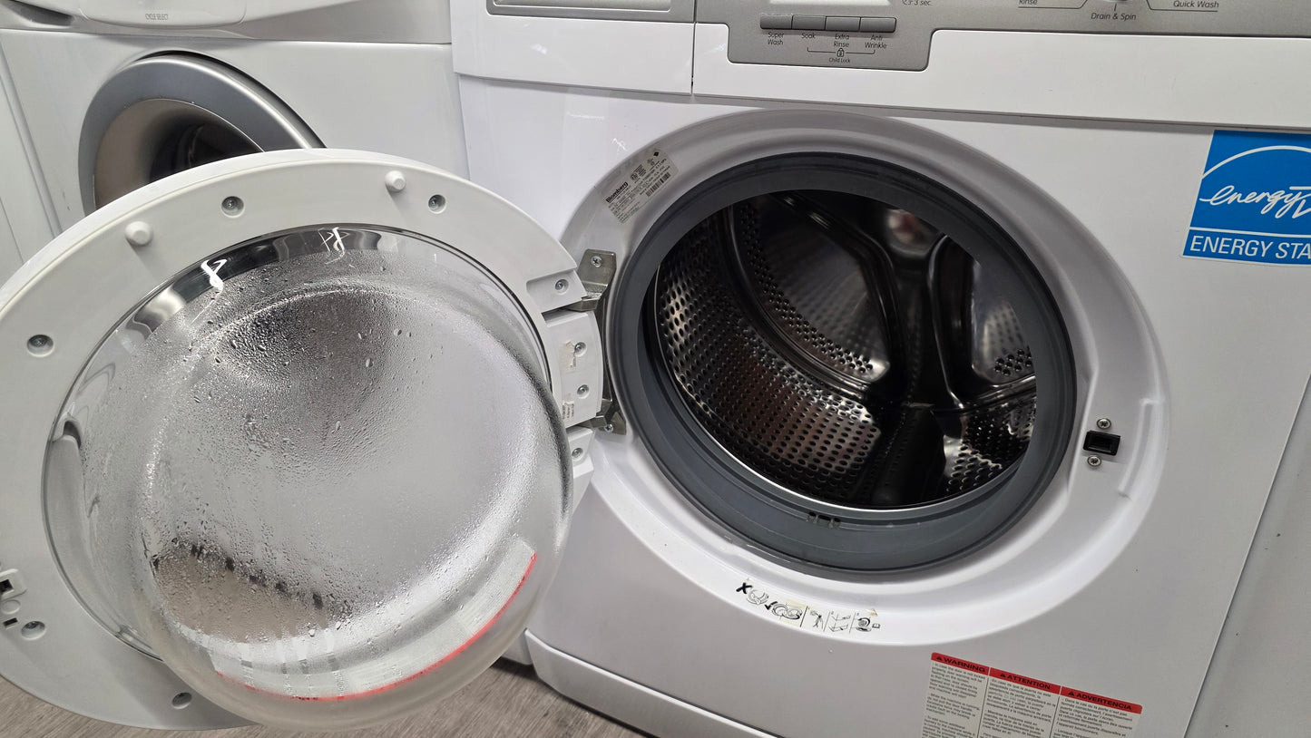 Bloomberg 24" Front Load Washer and Dryer Set- washer WM 77120 NBL01 - dryer DV 17542