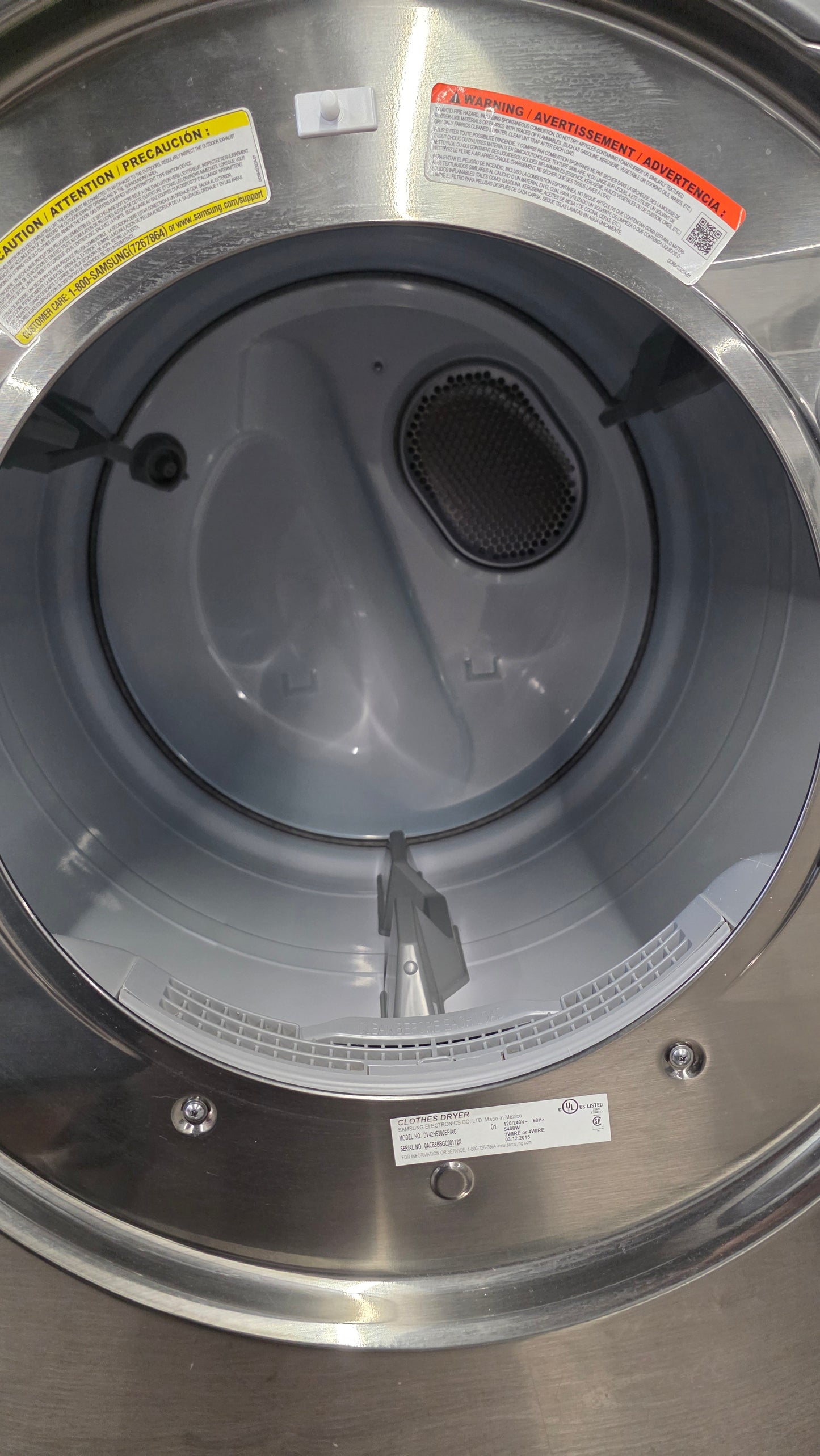 Samsung 27" Front Load Dryer DV42H5200EP/AC